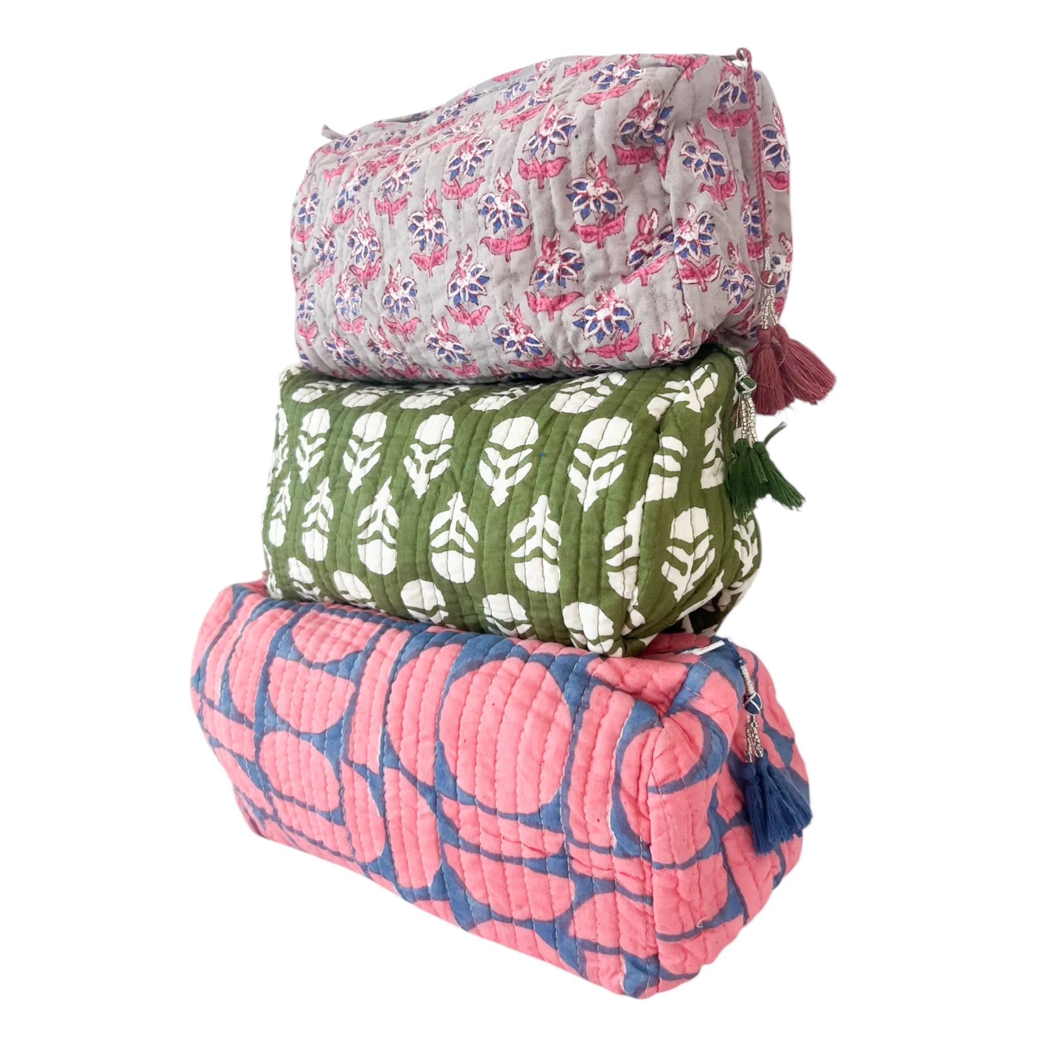3 Piece Cosmetic Bag-Mixed Prints #13 - Image 3
