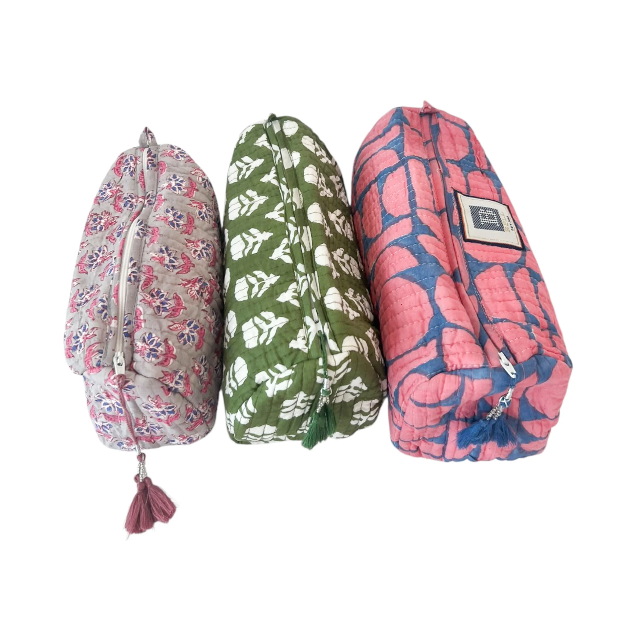 3 Piece Cosmetic Bag-Mixed Prints #13 - Image 4