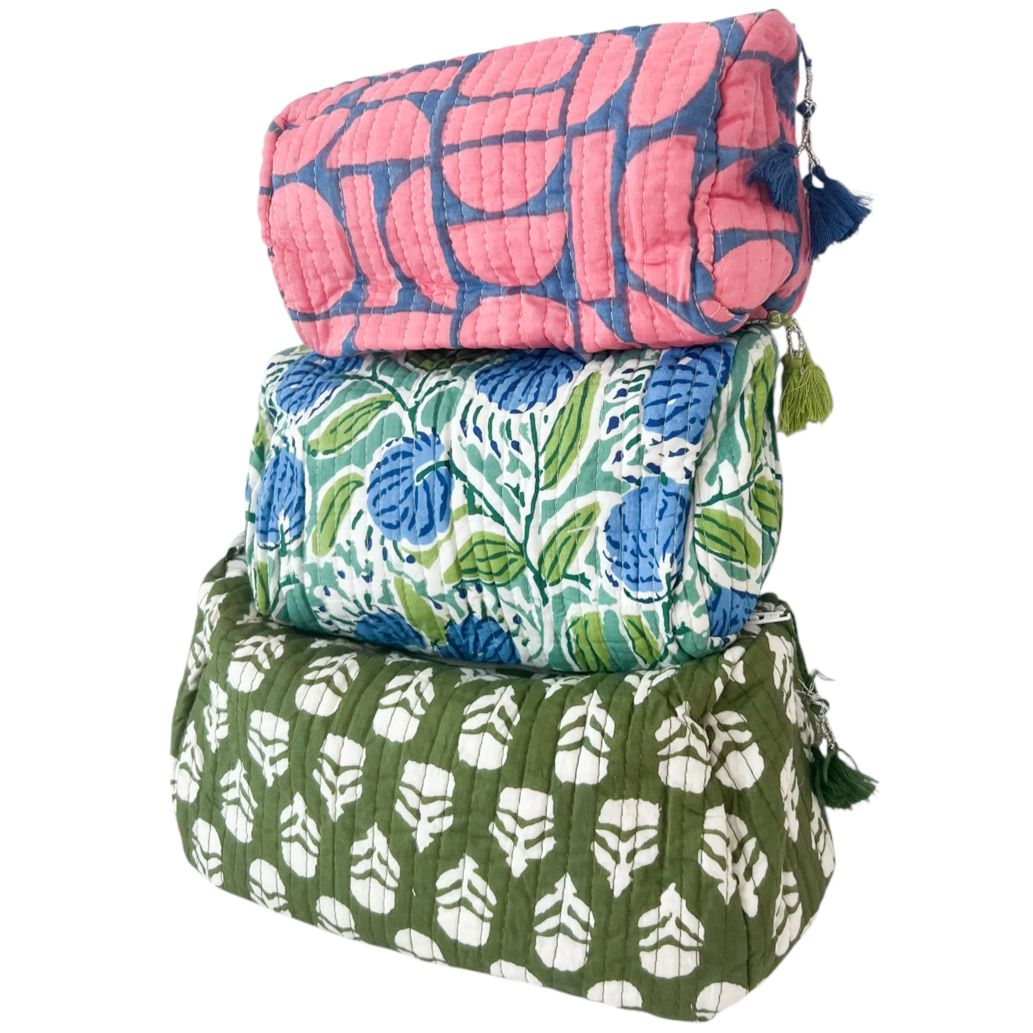 3 Piece Cosmetic Bag-Mixed Prints #12 - Image 2