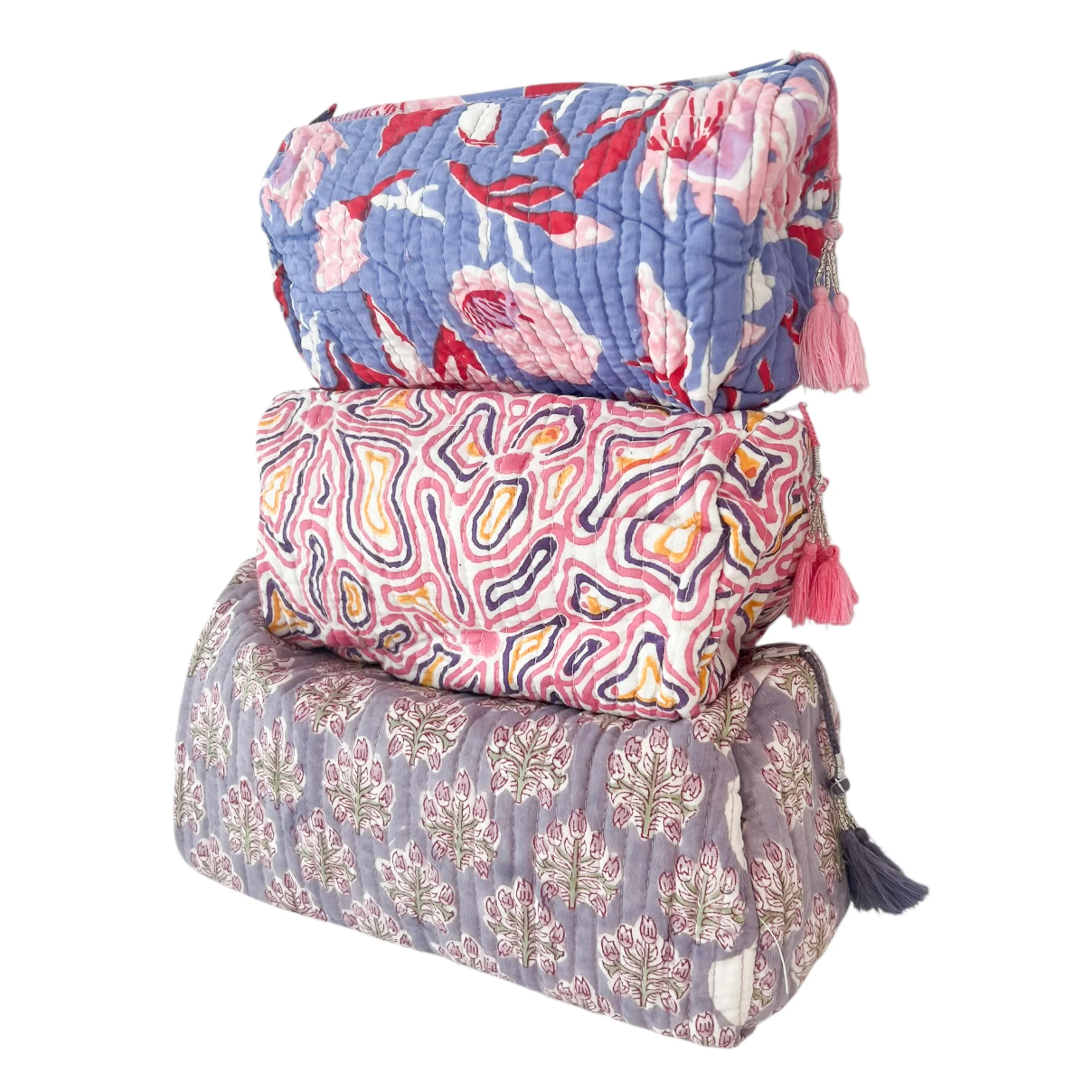 3 Piece Cosmetic Bag-Mixed Prints #11 - Image 2