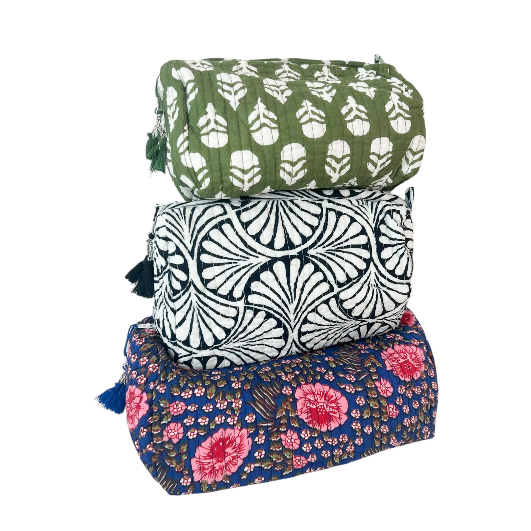 3 Piece Cosmetic Bag-Mixed Prints #10 - Image 2