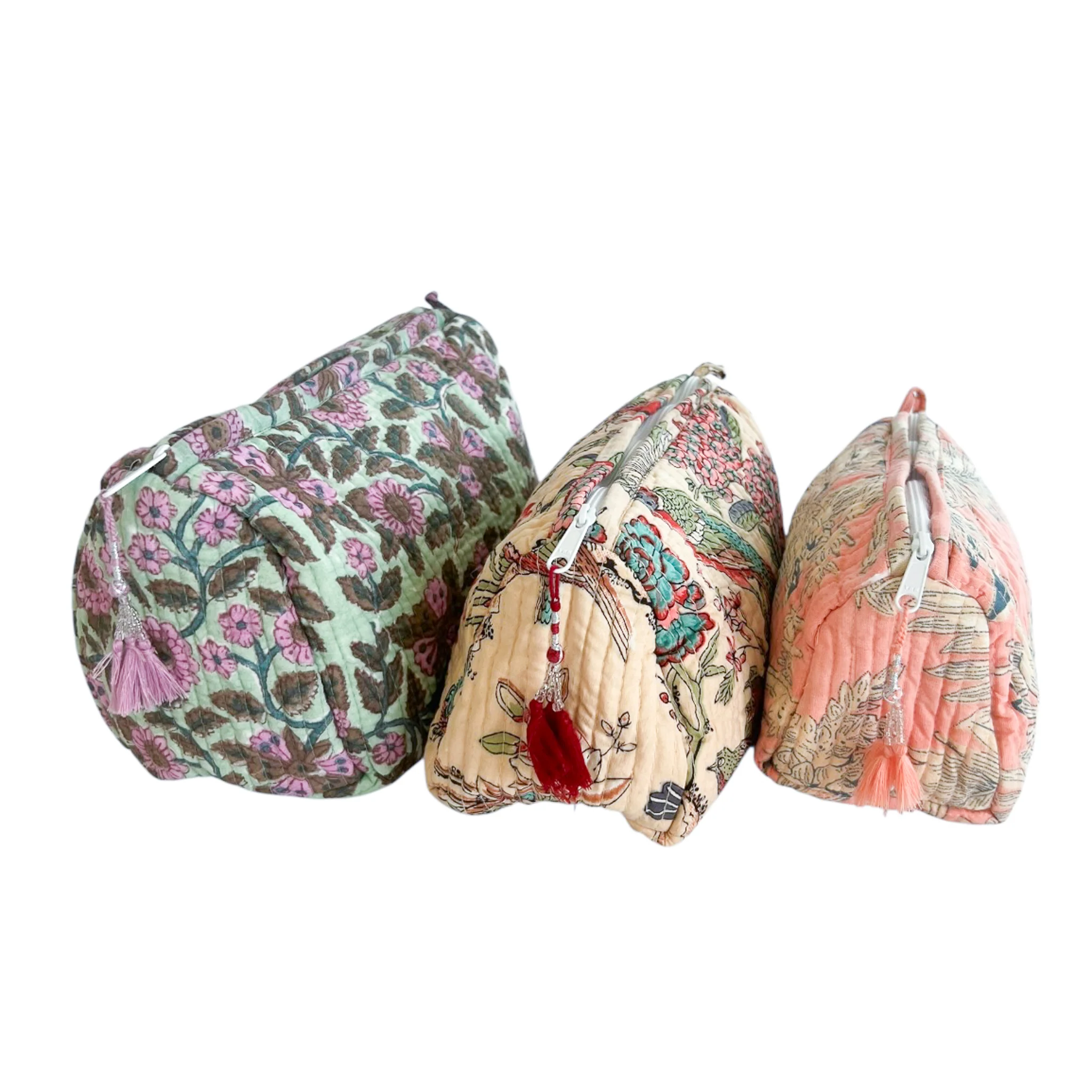 3 Piece Cosmetic Bag-Mixed Prints #9 - Image 3