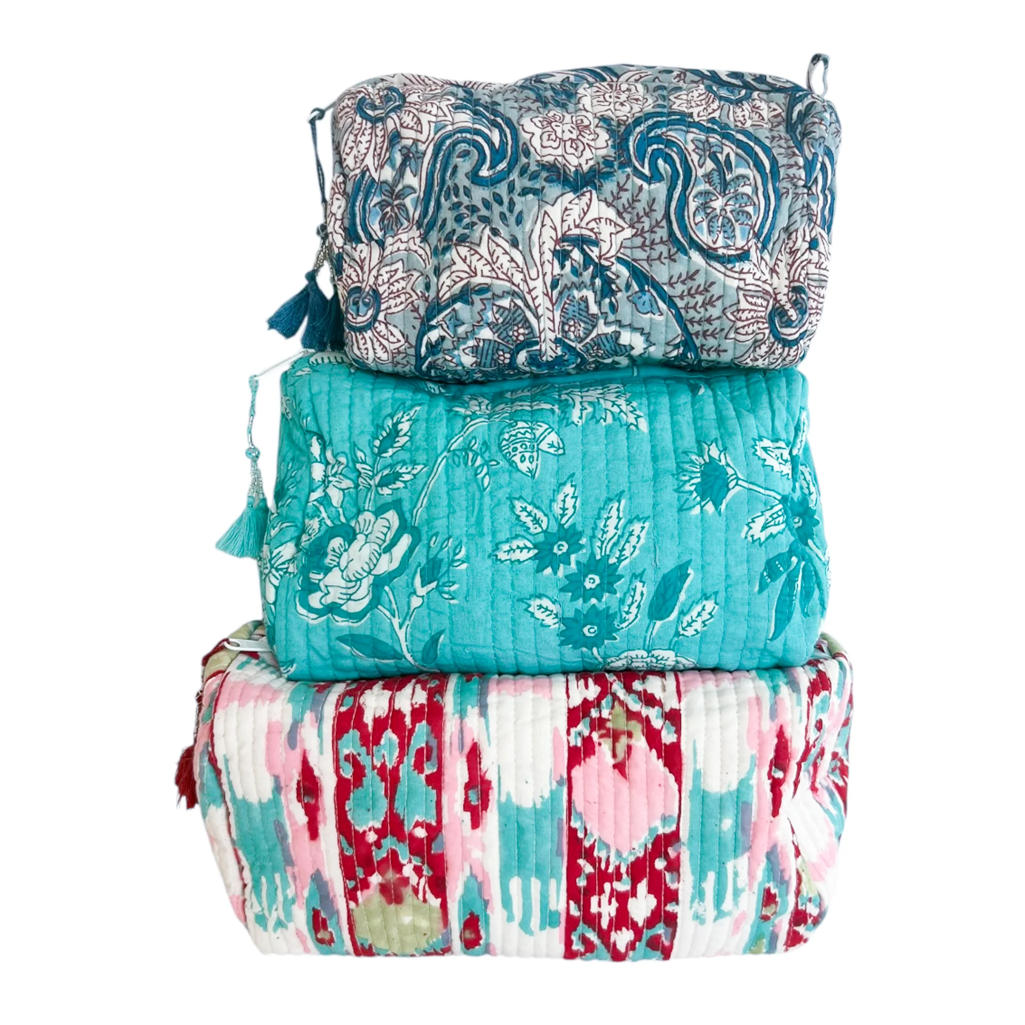 3 Piece Cosmetic Bag-Mixed Prints #7