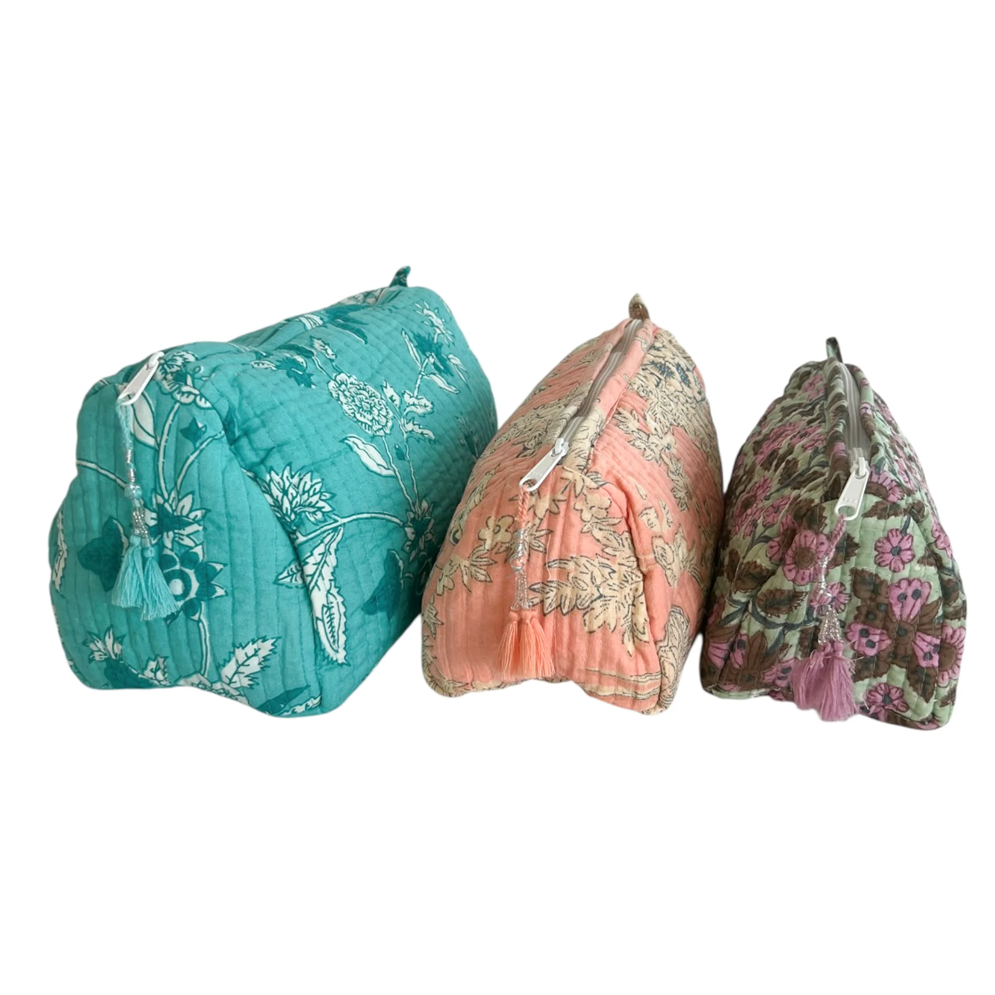 3 Piece Cosmetic Bag-Mixed Prints #8 - Image 5