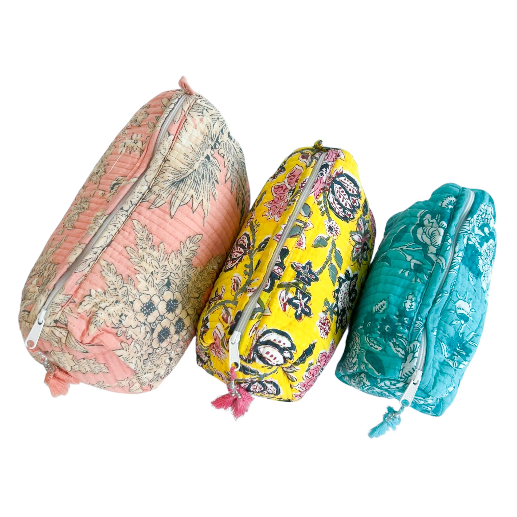 3 Piece Cosmetic Bag-Mixed Prints #6 - Image 5