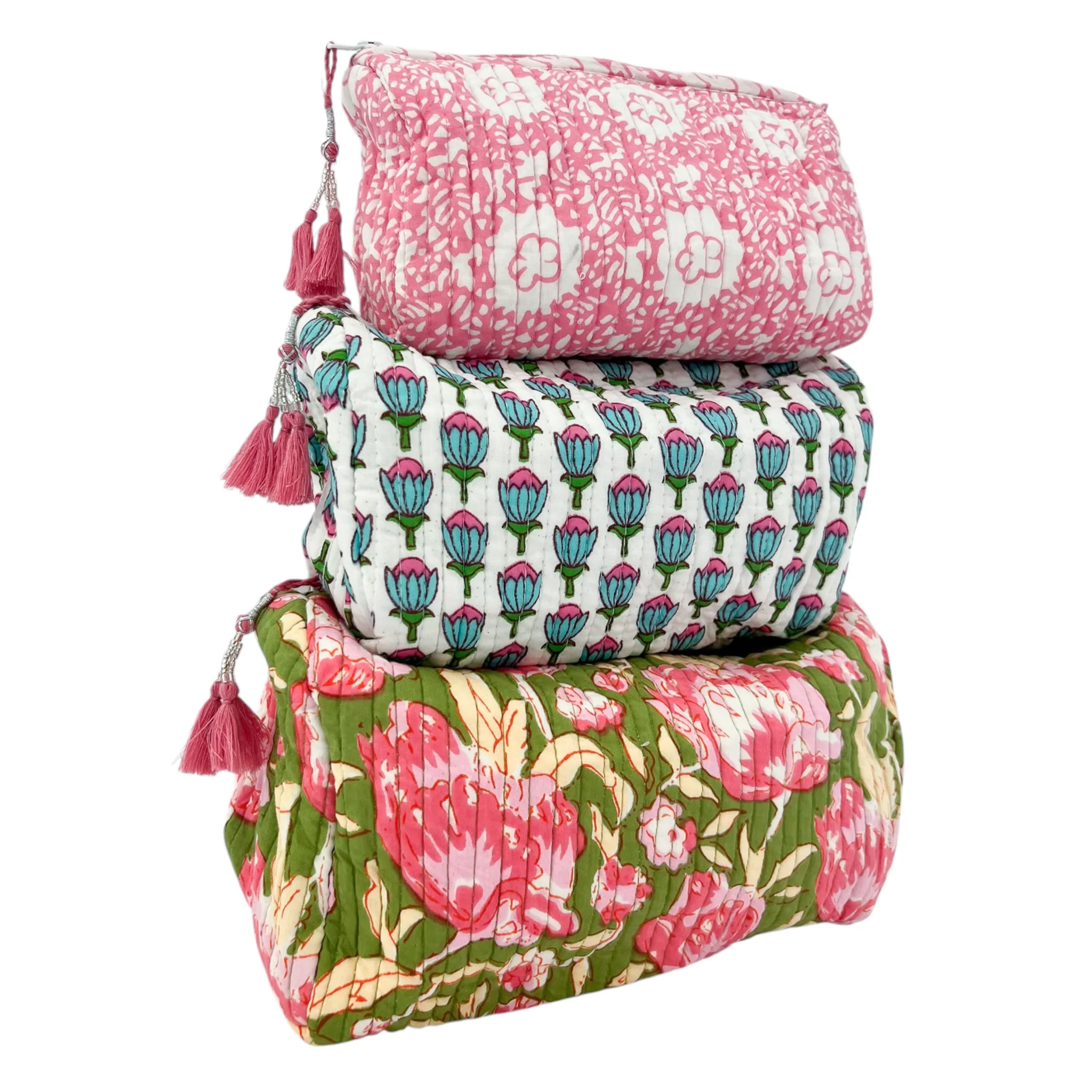 3 Piece Cosmetic Bag-Mixed Prints #33