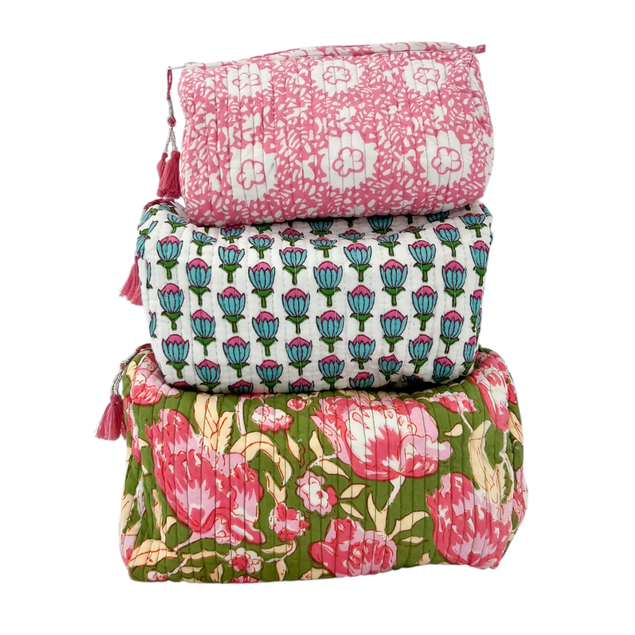 3 Piece Cosmetic Bag-Mixed Prints #33 - Image 2