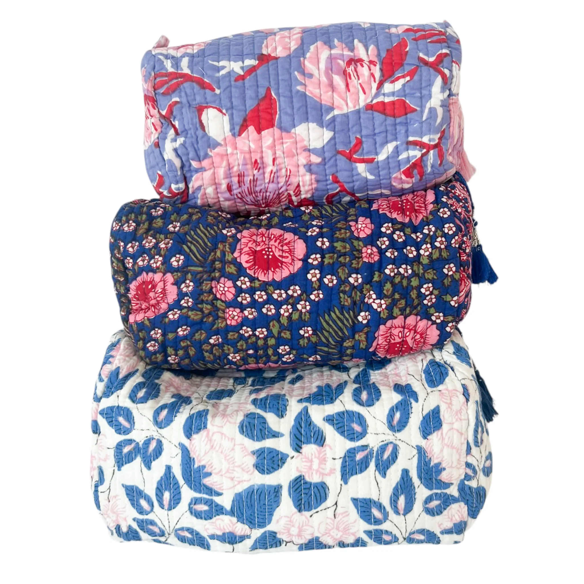 3 Piece Cosmetic Bag-Mixed Prints #17