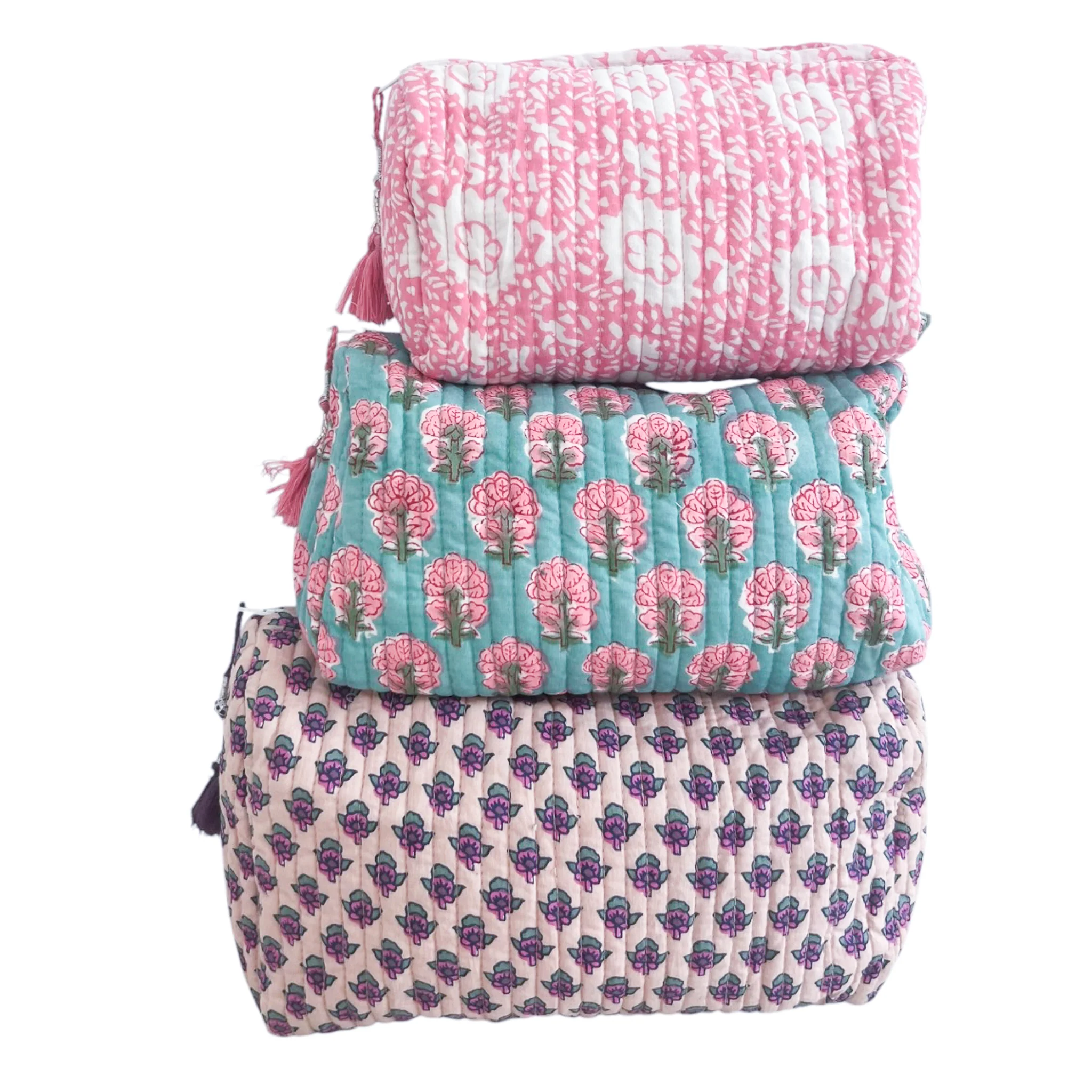 3 Piece Cosmetic Bag-Mixed Prints #38