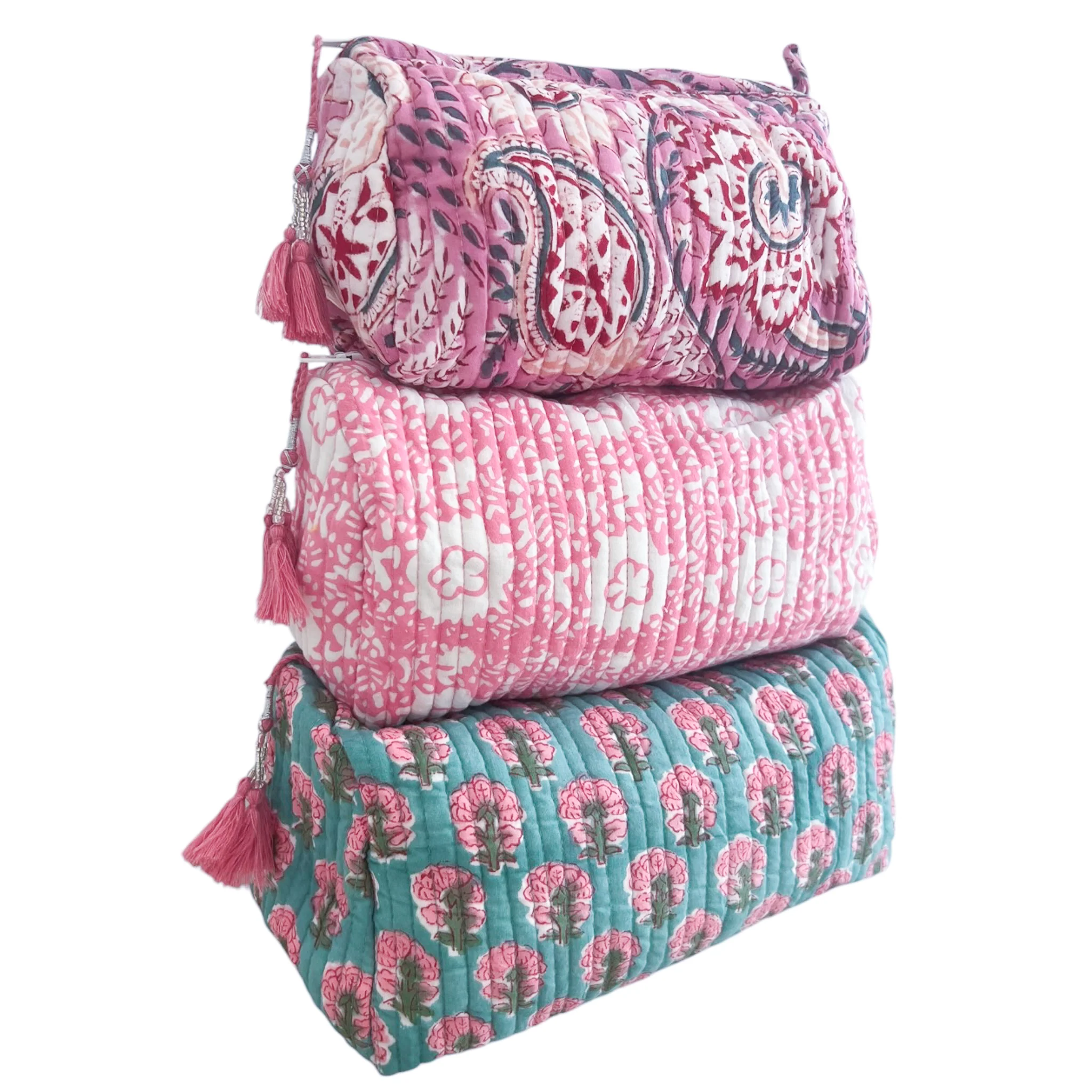 3 Piece Cosmetic Bag-Mixed Prints #39 - Image 3