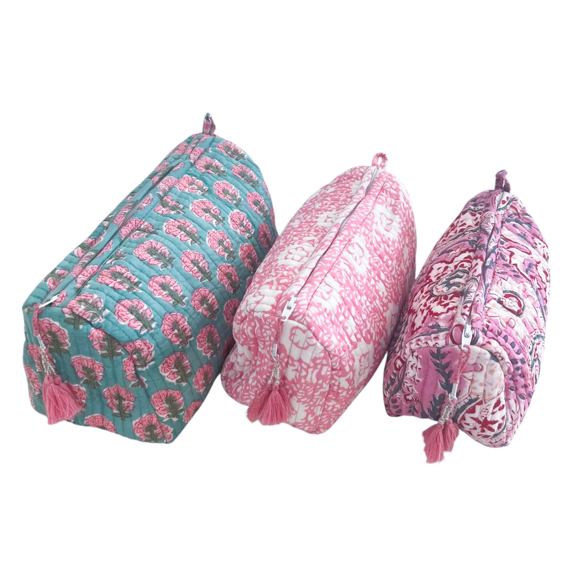 3 Piece Cosmetic Bag-Mixed Prints #39 - Image 4