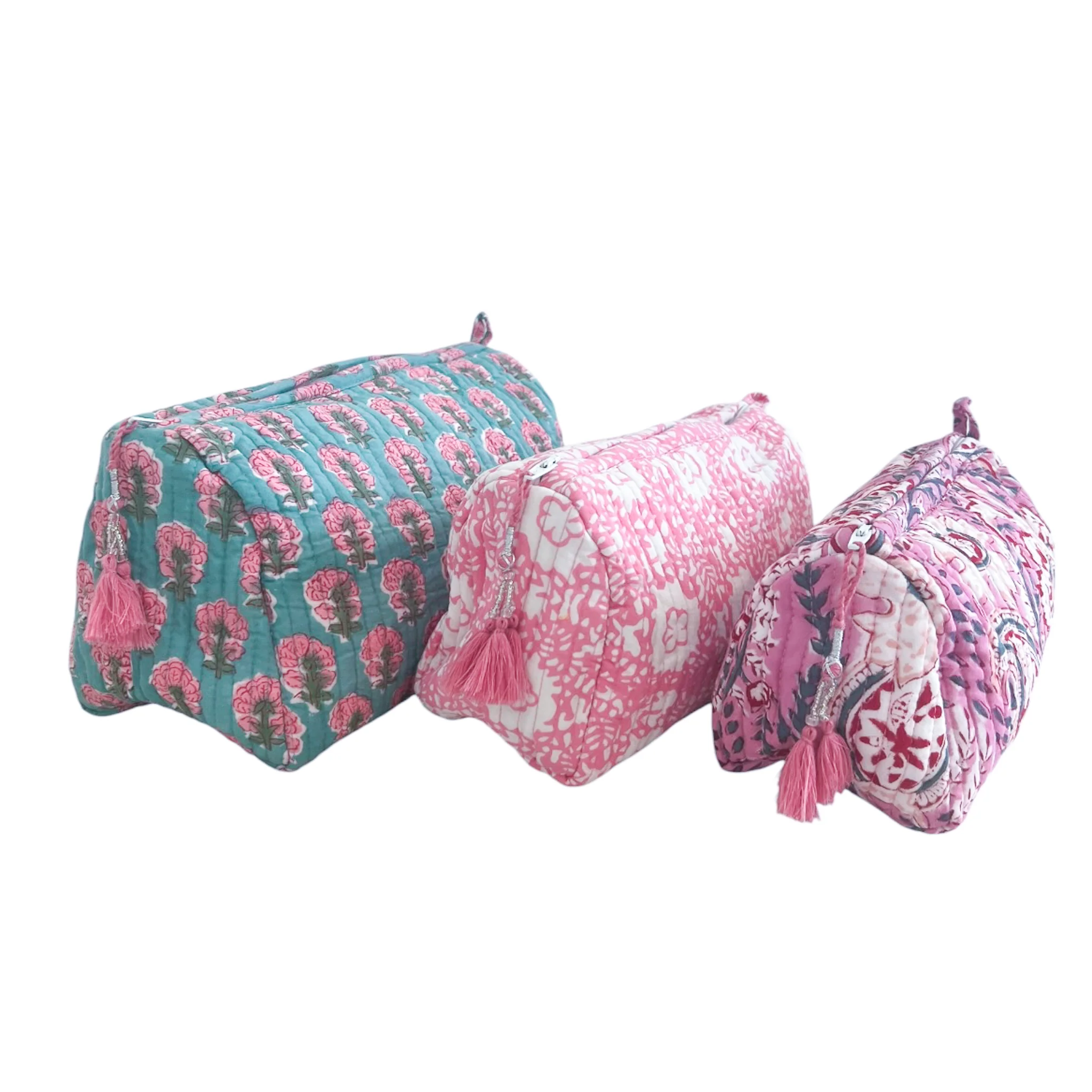 3 Piece Cosmetic Bag-Mixed Prints #39 - Image 5