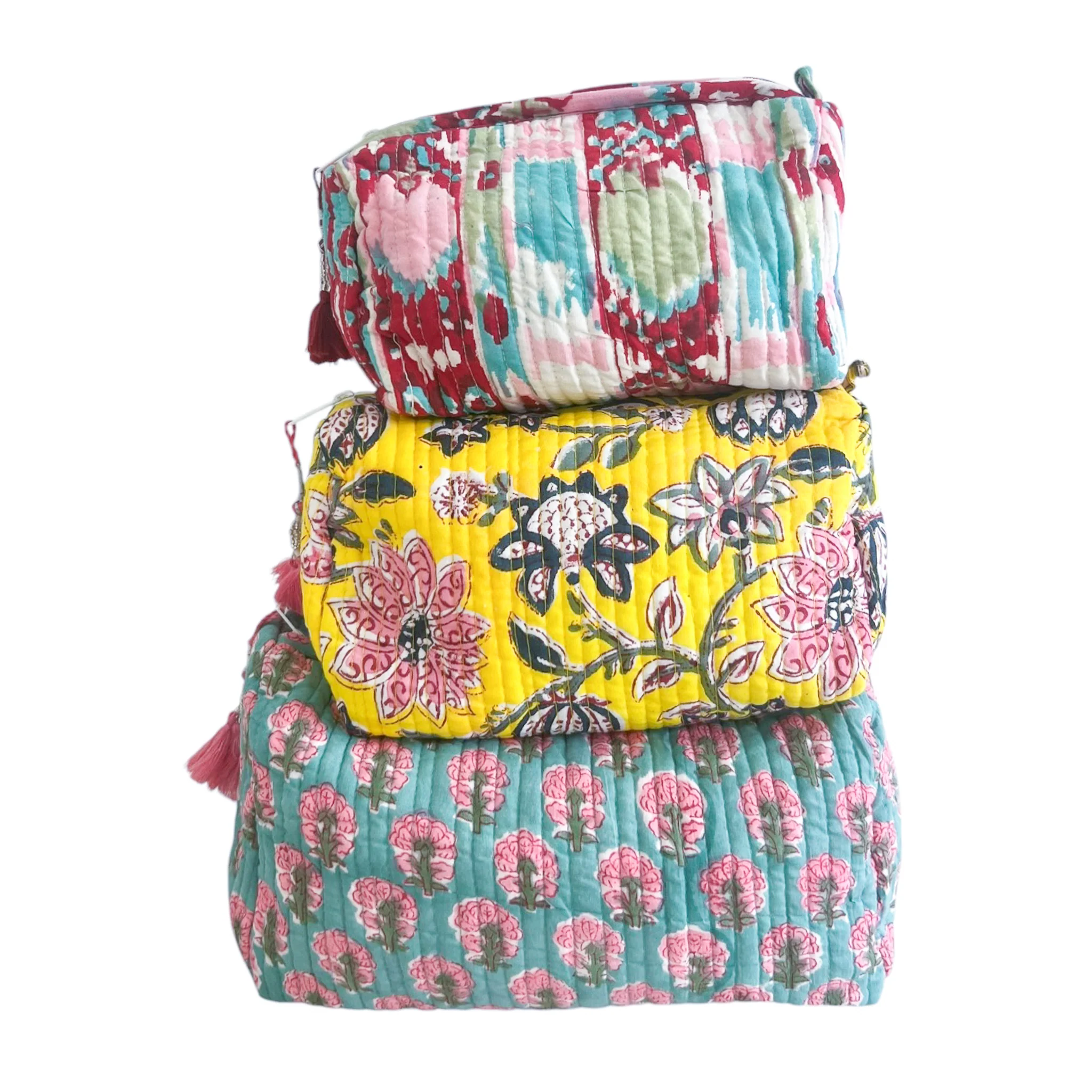 3 Piece Cosmetic Bag-Mixed Prints #40