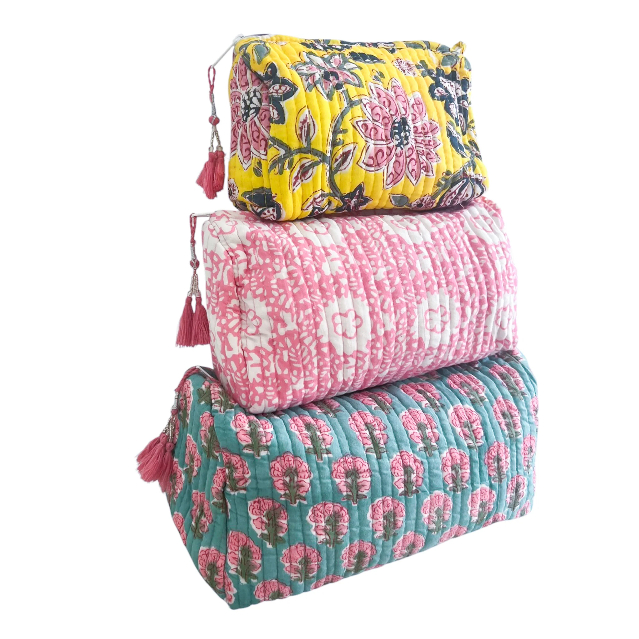 3 Piece Cosmetic Bag-Mixed Prints #41