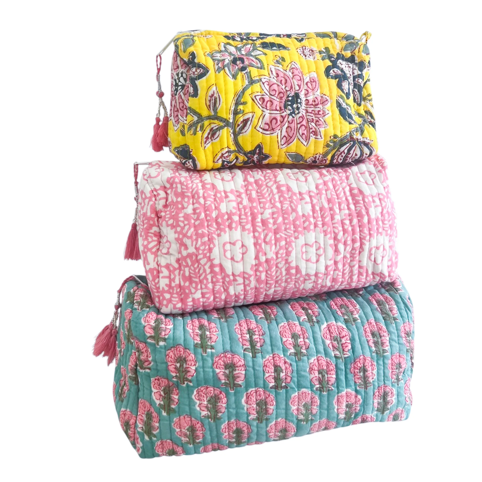 3 Piece Cosmetic Bag-Mixed Prints #41 - Image 4