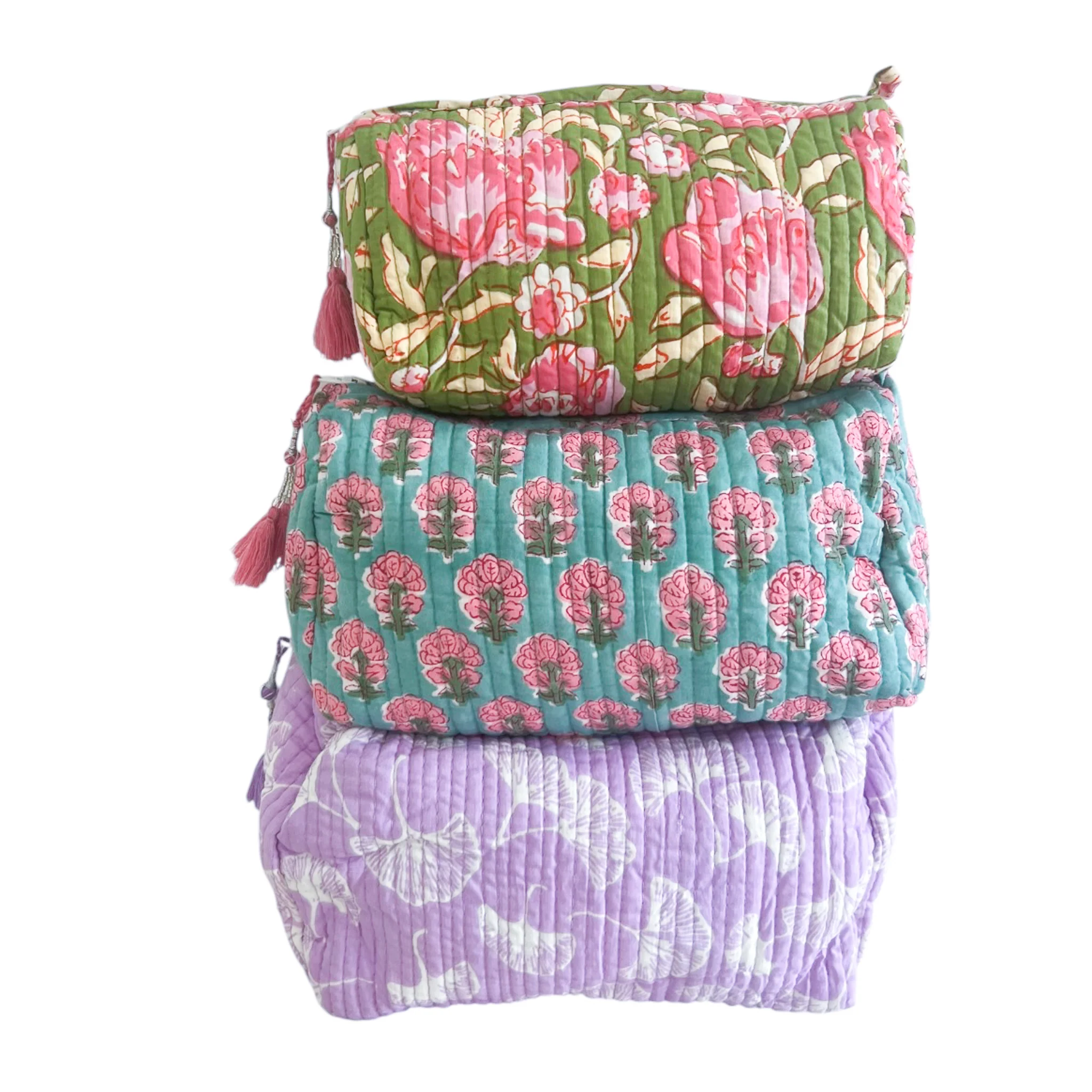 3 Piece Cosmetic Bag-Mixed Prints #45 - Image 2