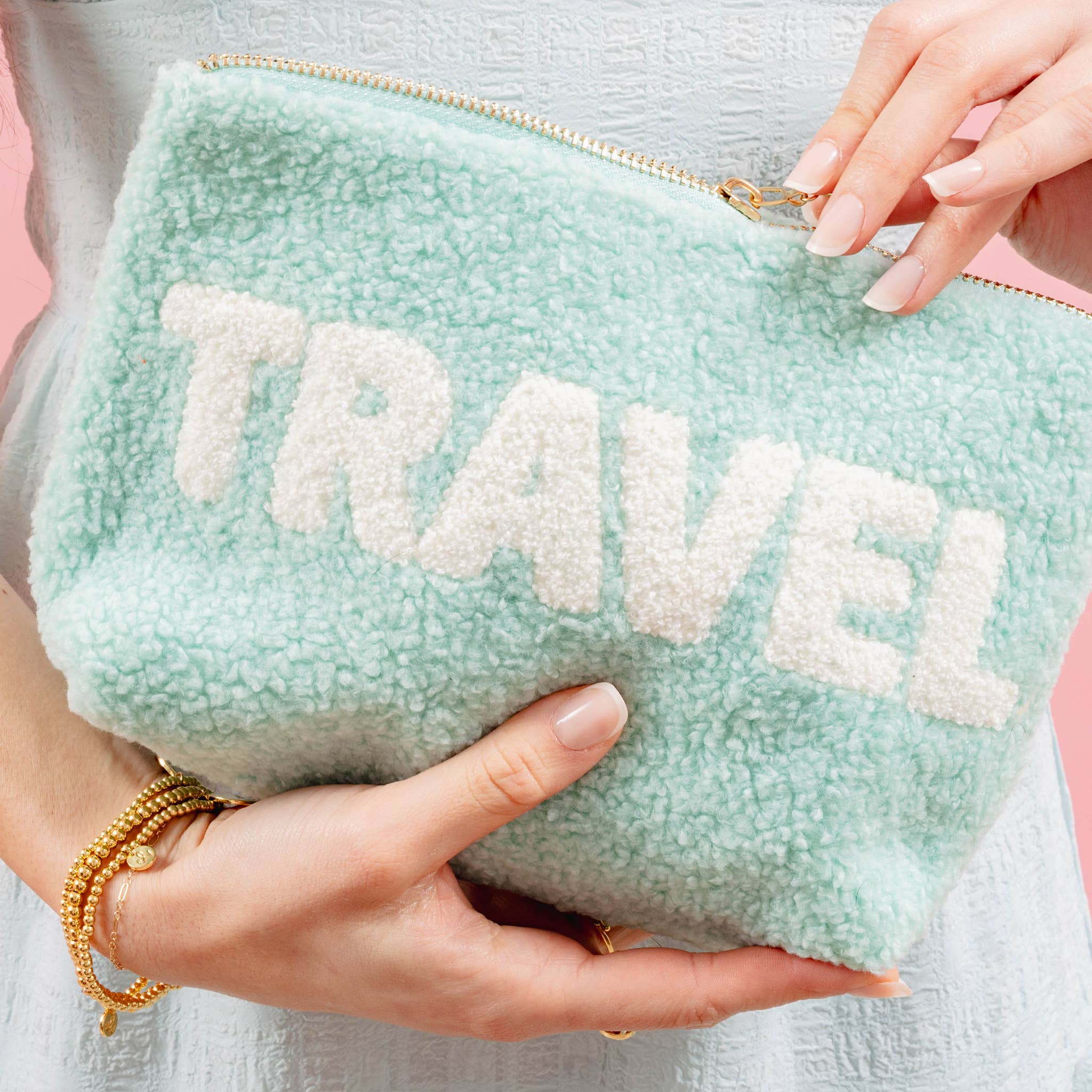 Aqua Teddy Pouch - Travel - Image 5