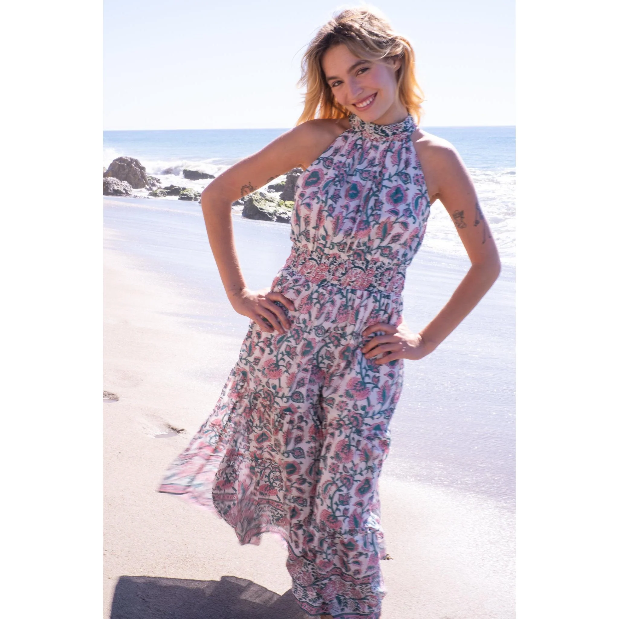 Bella Halter Dress - Image 3