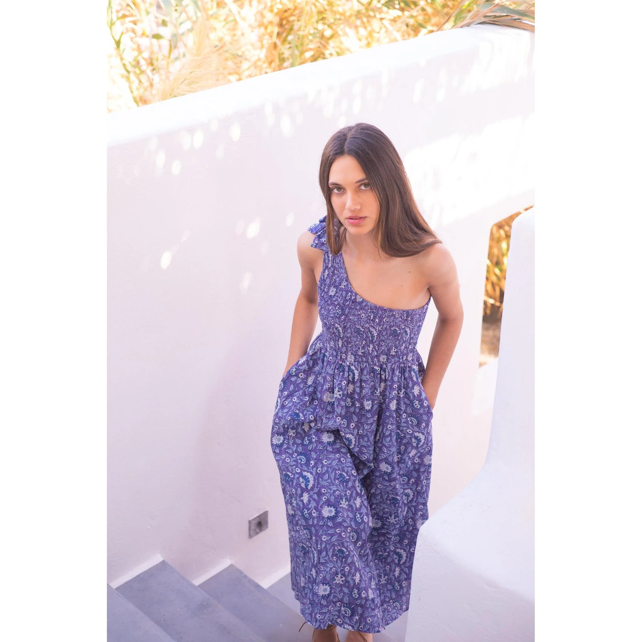 Bowie Cotton Midi Dress - Image 8