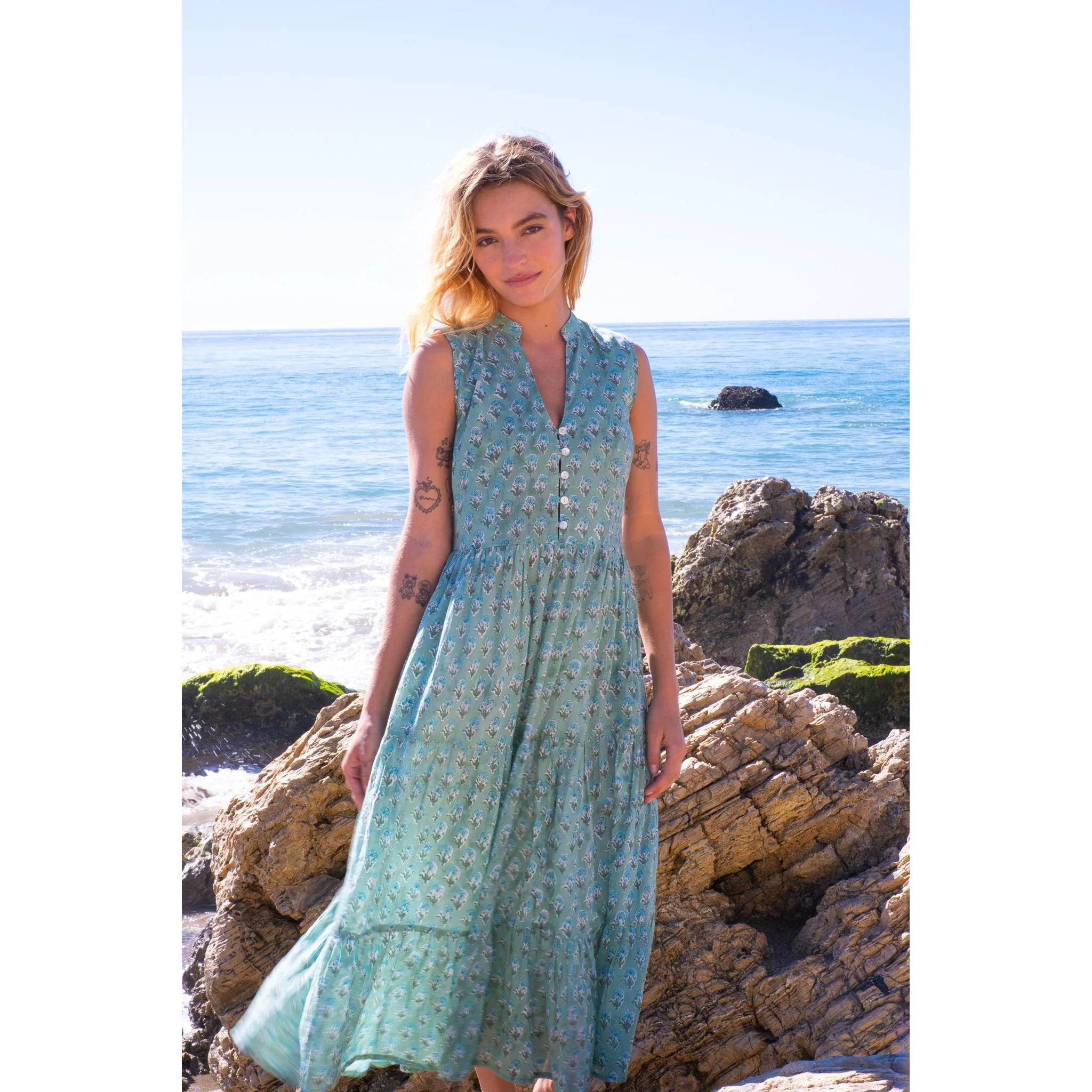 Cassidy Cotton Midi Dress