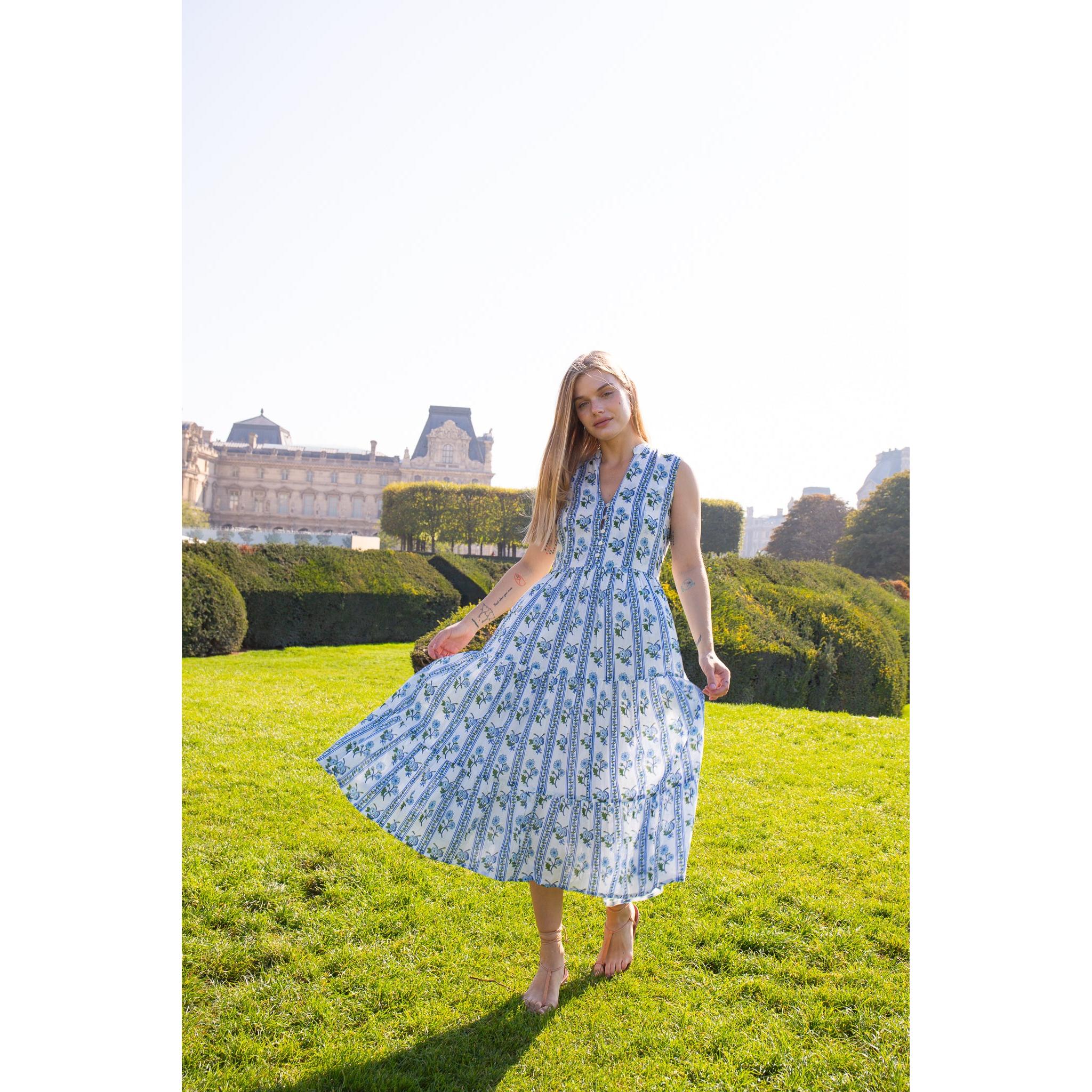 Cassidy Cotton Midi Dress - Image 8