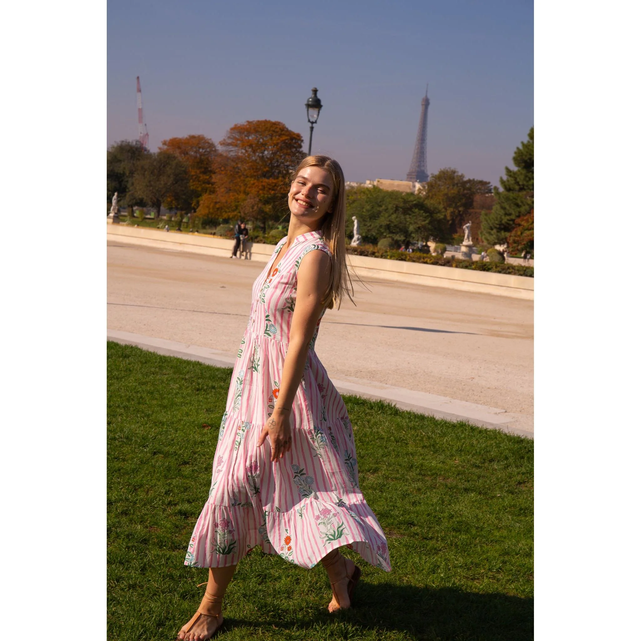 Cassidy Cotton Midi Dress - Image 8