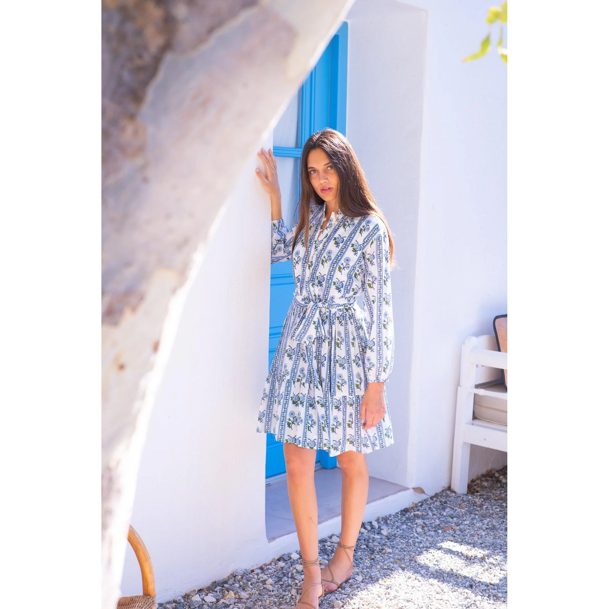 Celeste Cotton Mini Dress - Image 2