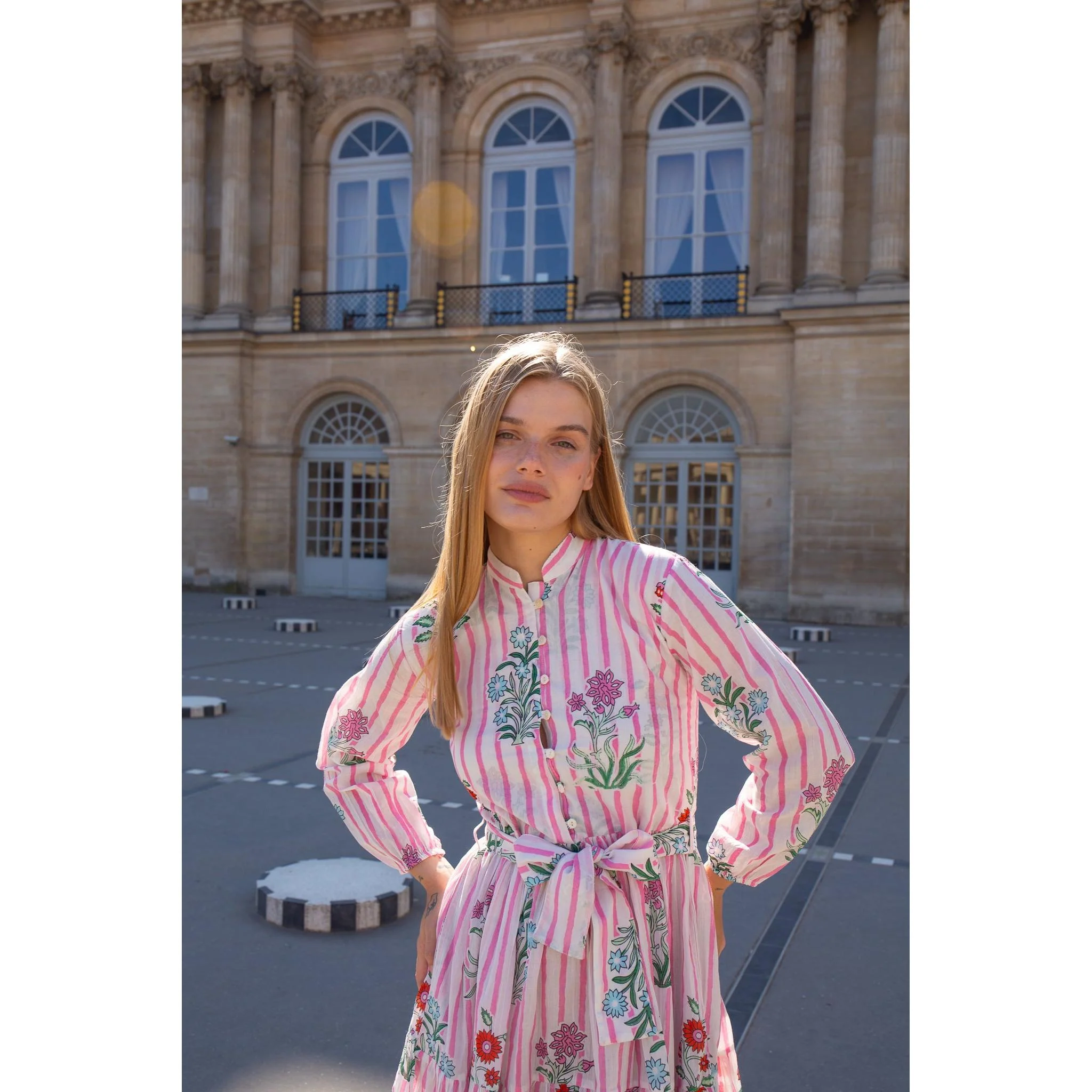 Celeste Cotton Mini Dress - Image 7