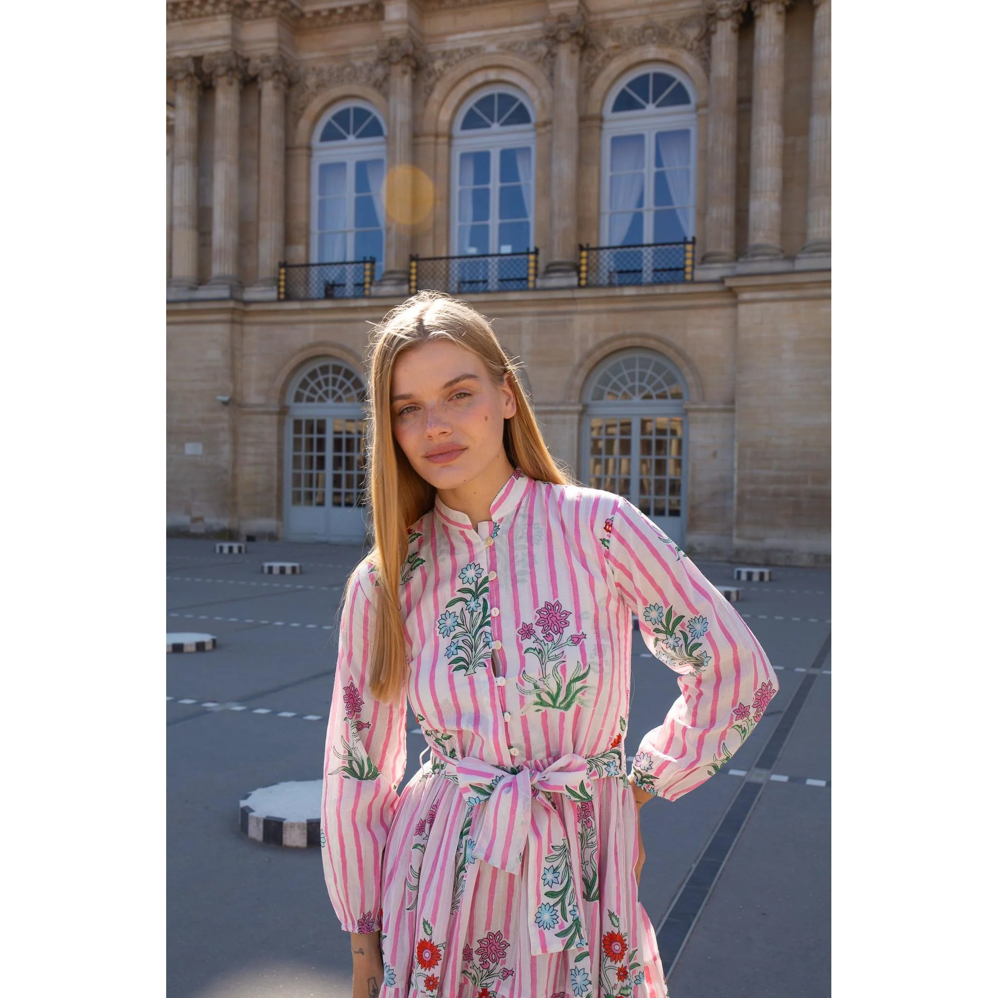 Celeste Cotton Mini Dress - Image 8
