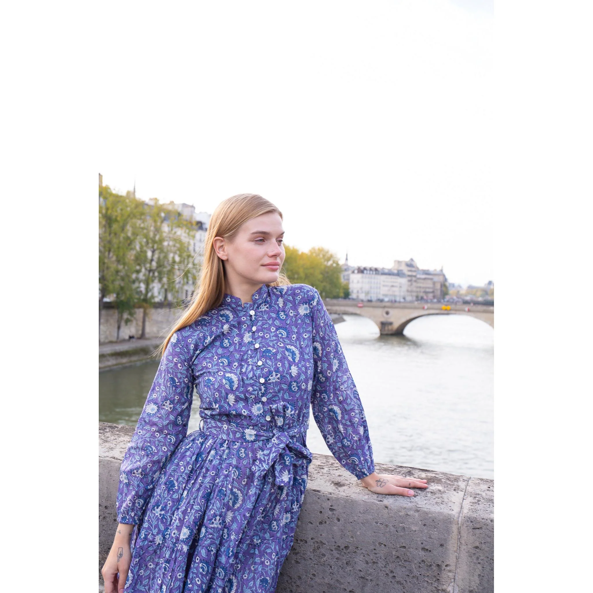 Celeste Cotton Mini Dress - Image 6