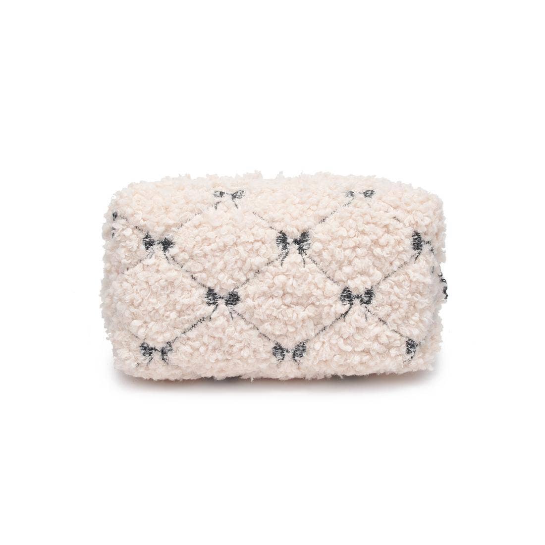 Chérie Chic Cosmetic & Travel Organizer Pouch: Cream Black - Image 5