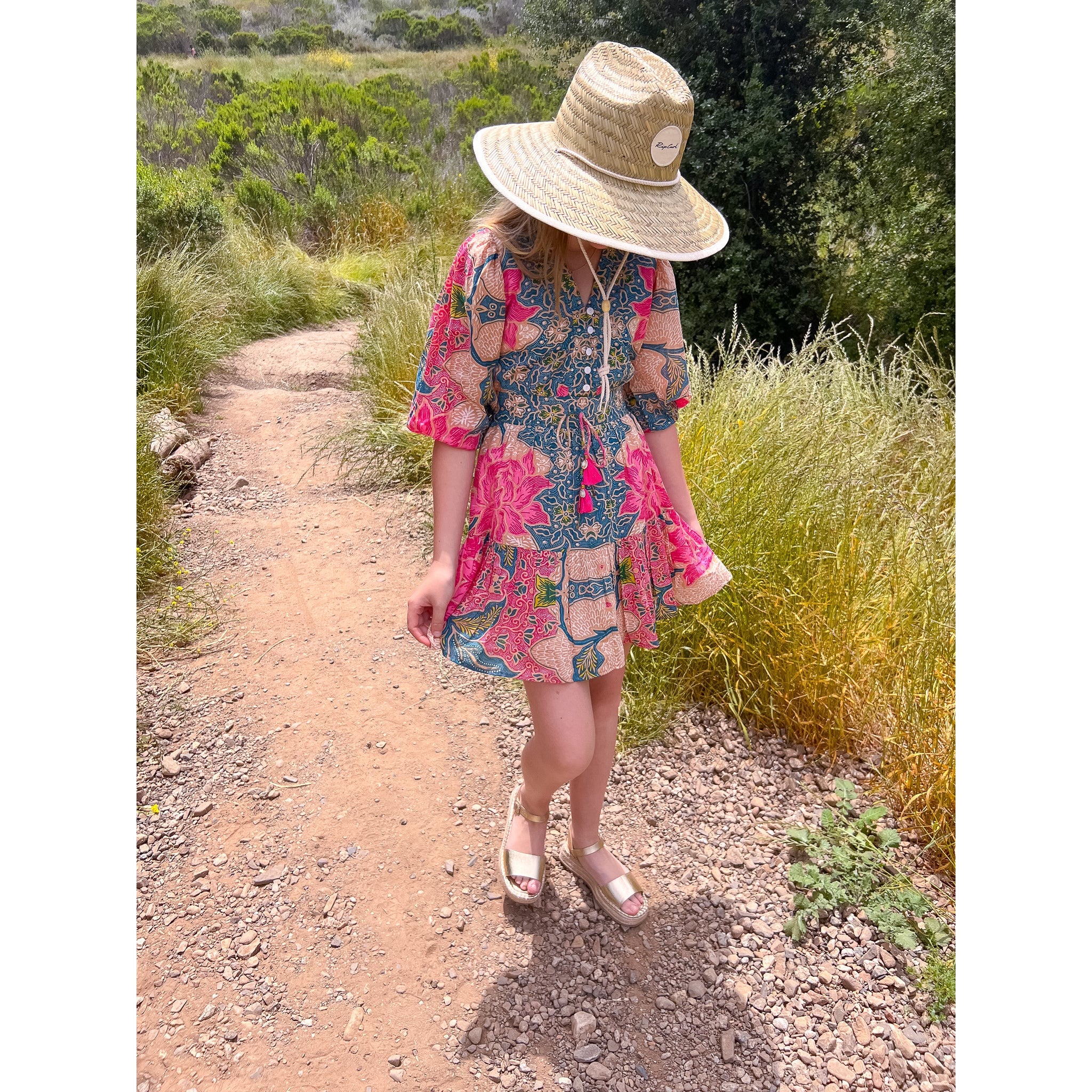 Girls Clover Mini Dress - Image 5