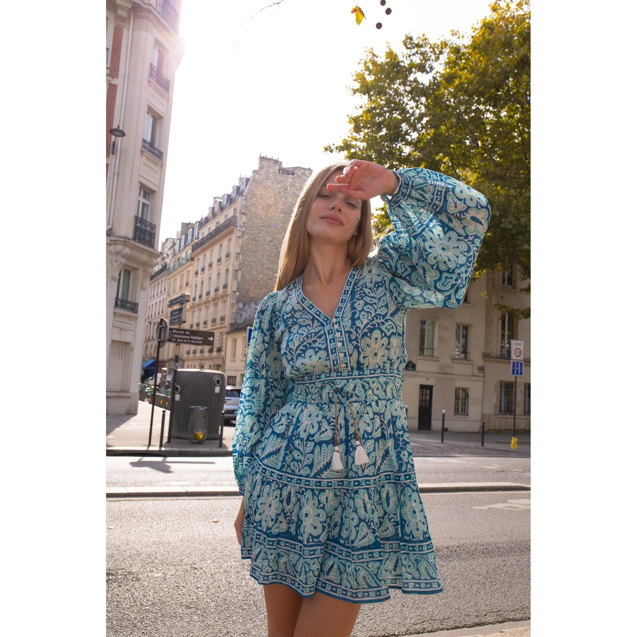 Clover Mini Dress - Image 9