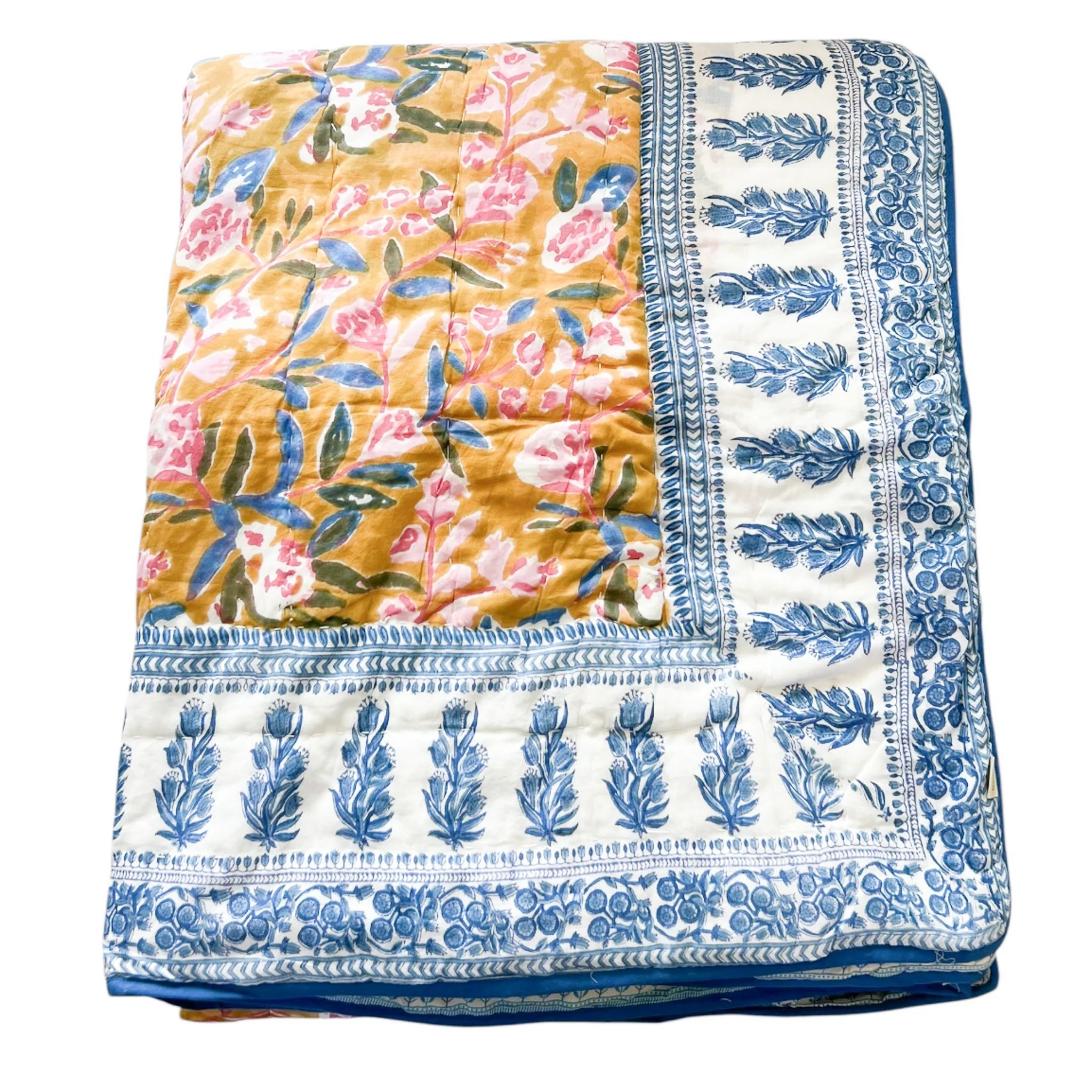 NEW! Cotton Block Print Comforter - Image 4