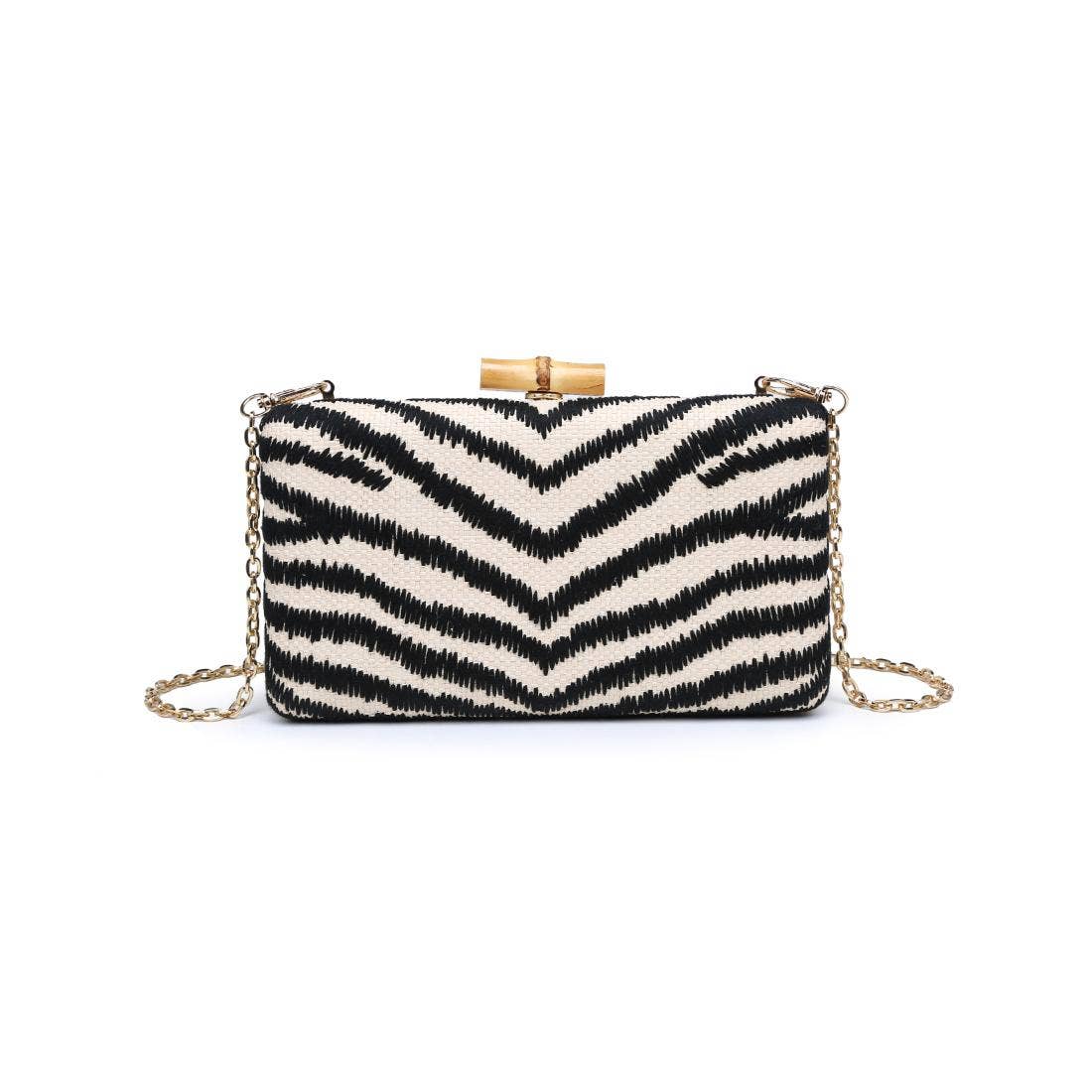 Dorit Evening Bag: Black Natural - Image 9