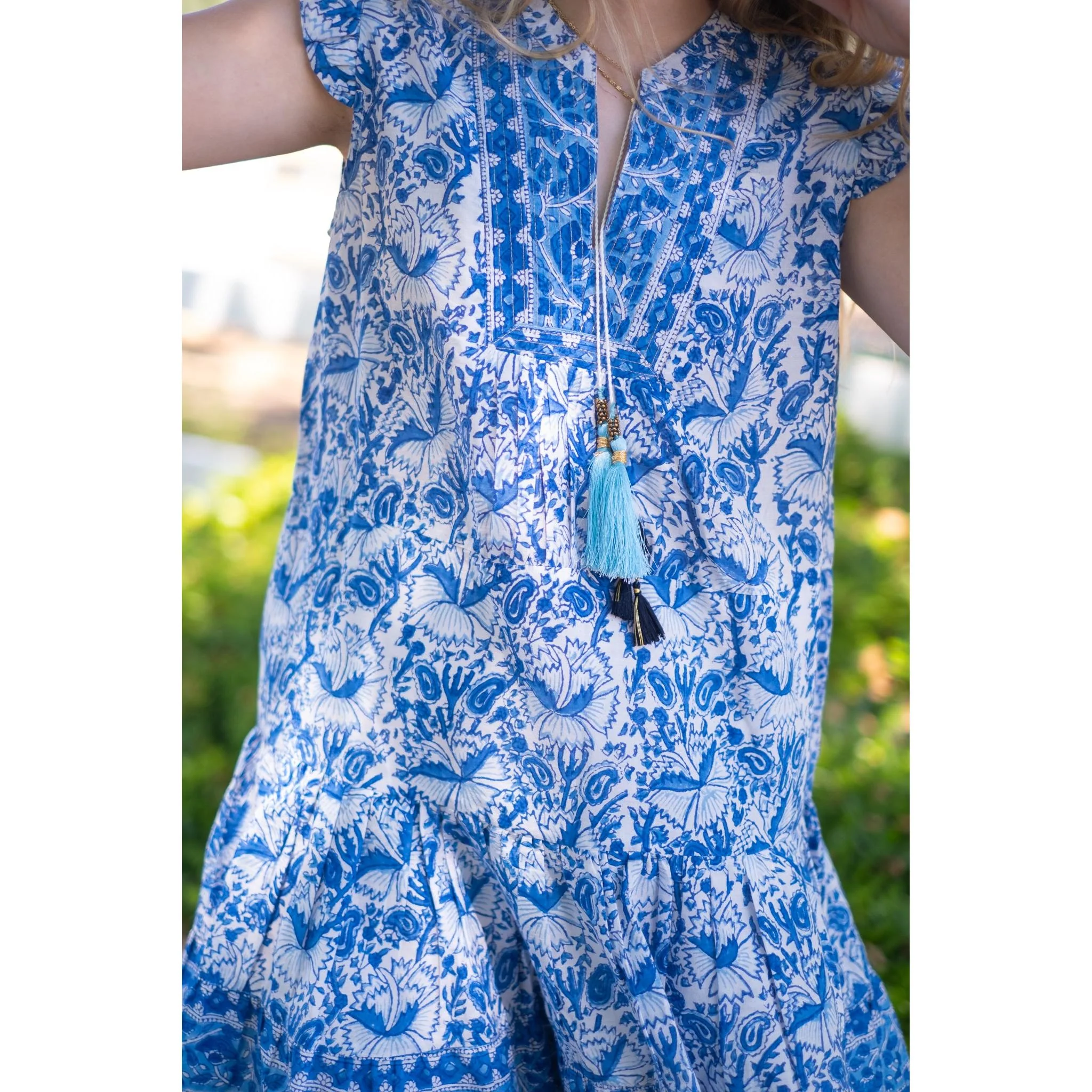 Girls Flutter Dress - Image 8