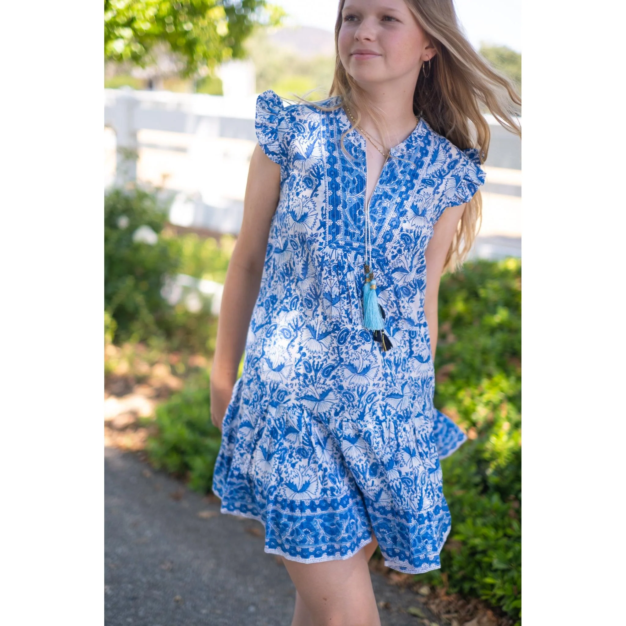 Girls Flutter Dress - Image 9