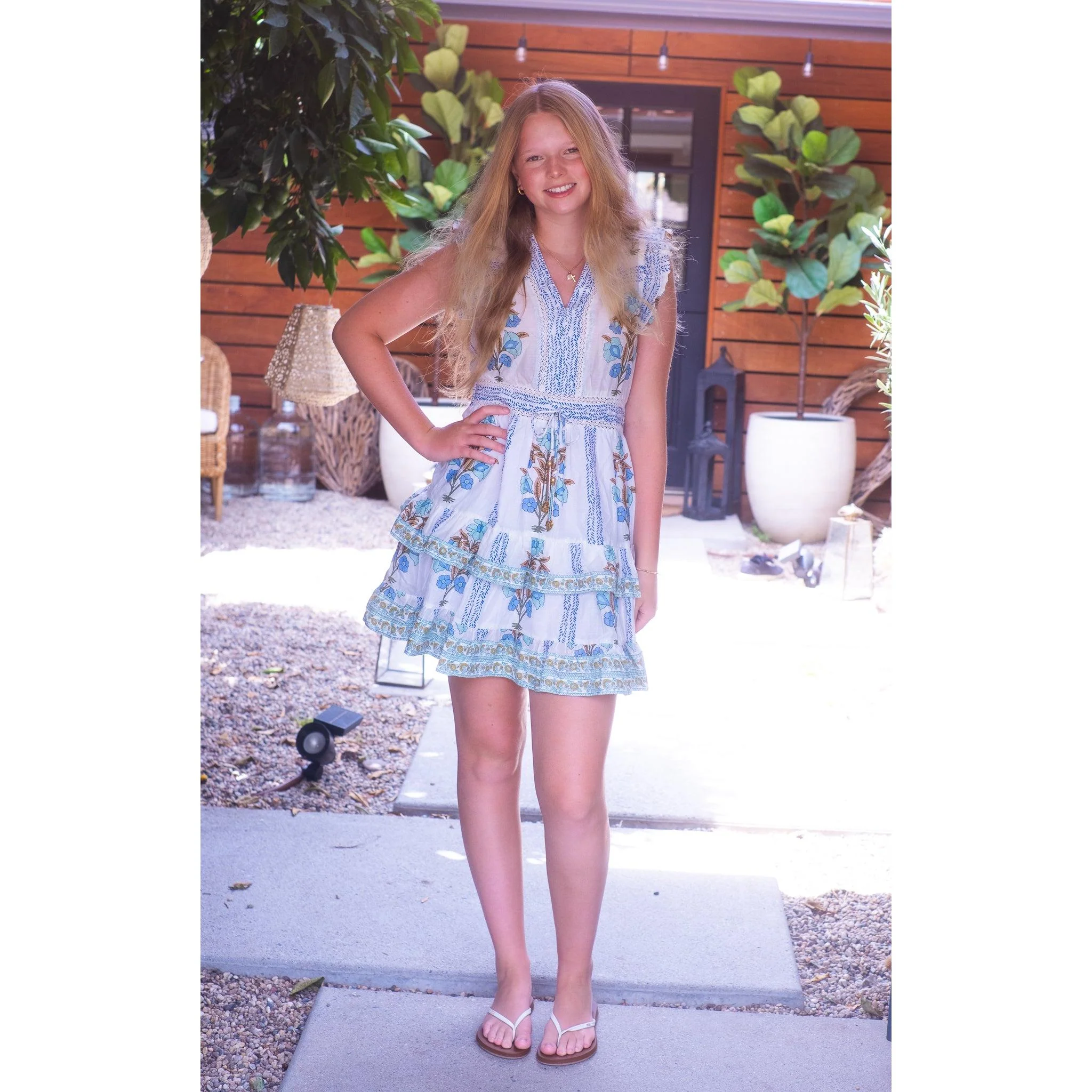 Girls Leah Mini Dress - Image 3