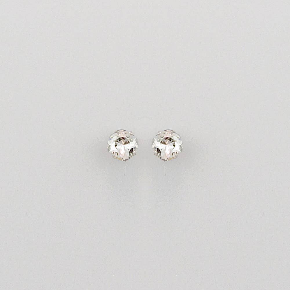 La Vie Classic Post Silver: Crystal