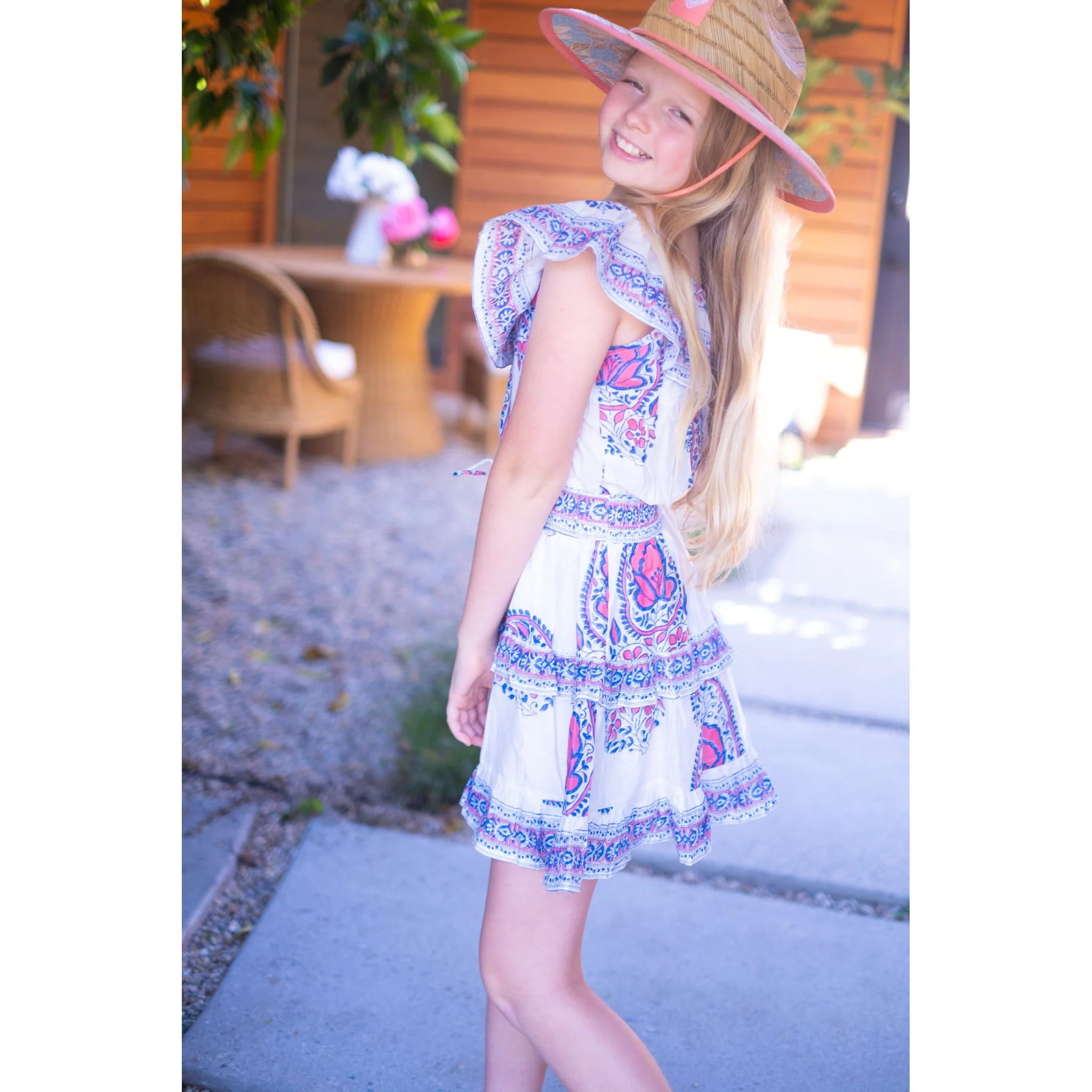 Girls Paisley Liza Dress - Image 5
