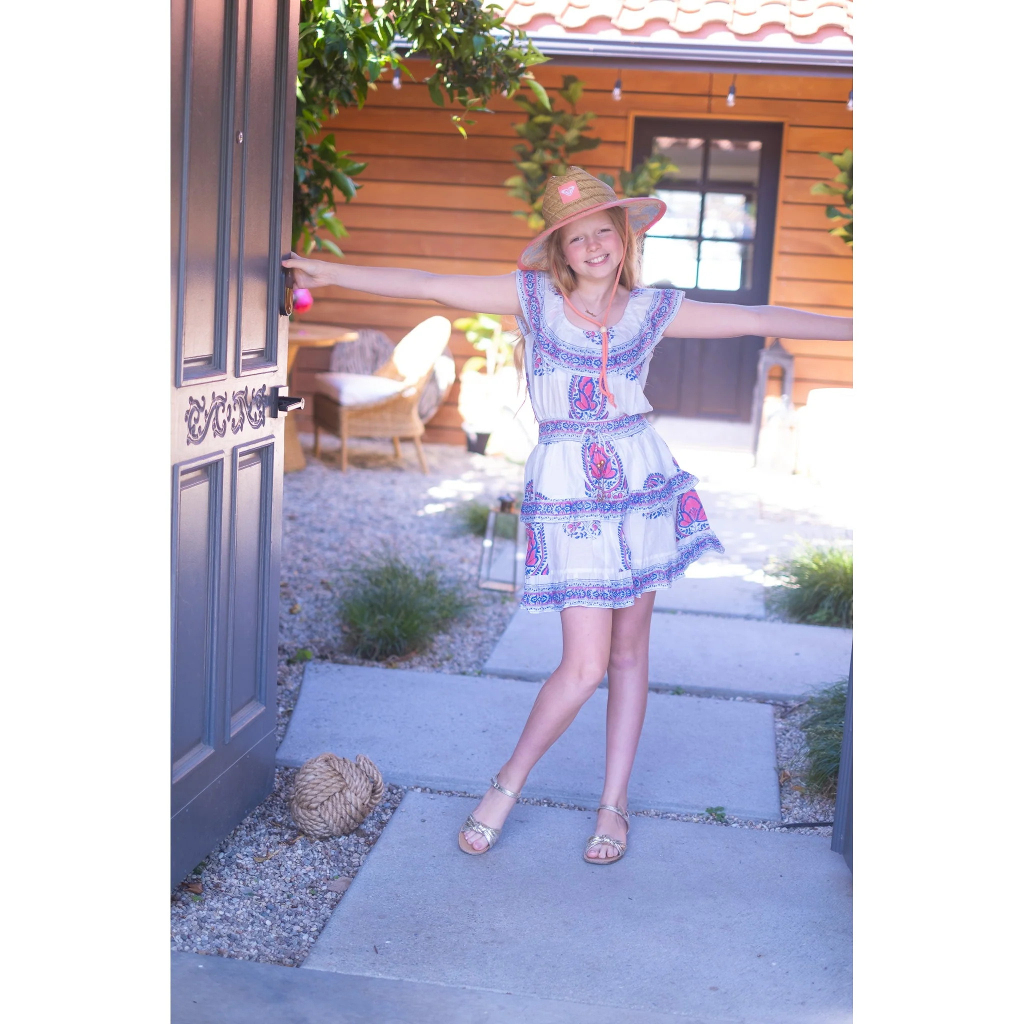 Girls Paisley Liza Dress - Image 6