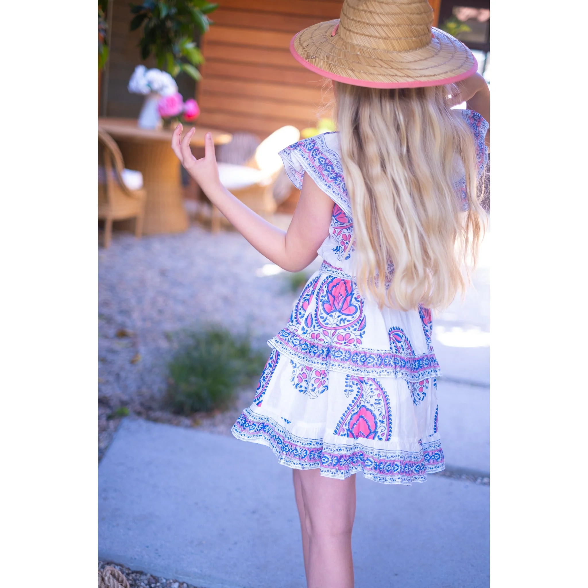 Girls Paisley Liza Dress - Image 7