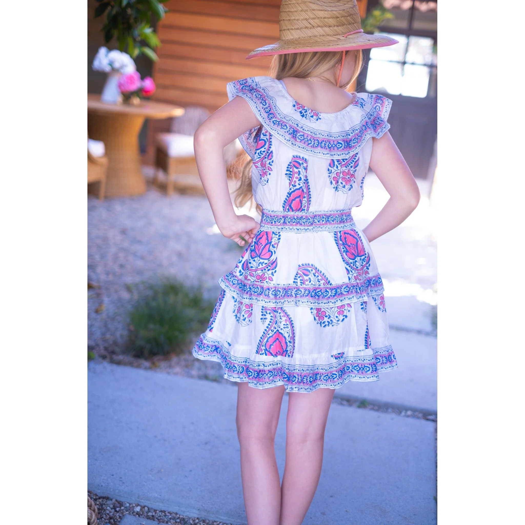 Girls Paisley Liza Dress - Image 8