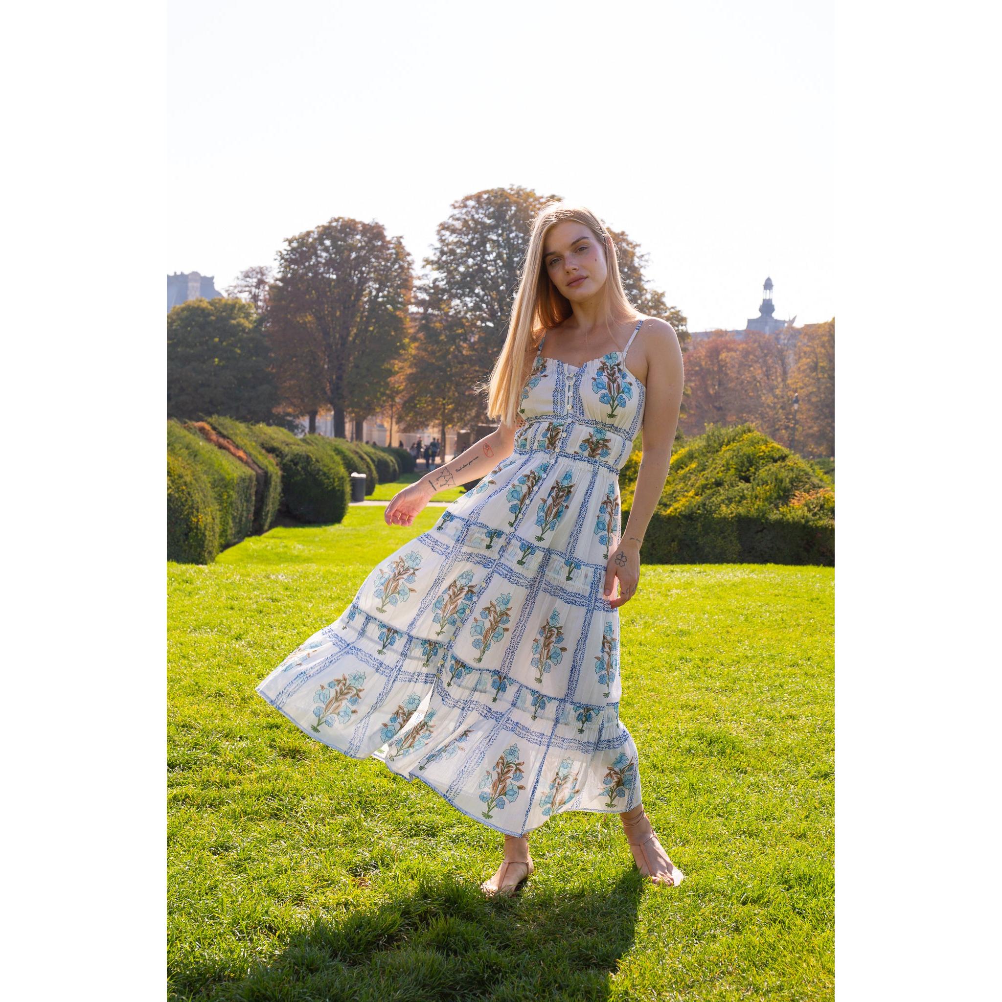 Liza Cotton Midi Dress - Image 10
