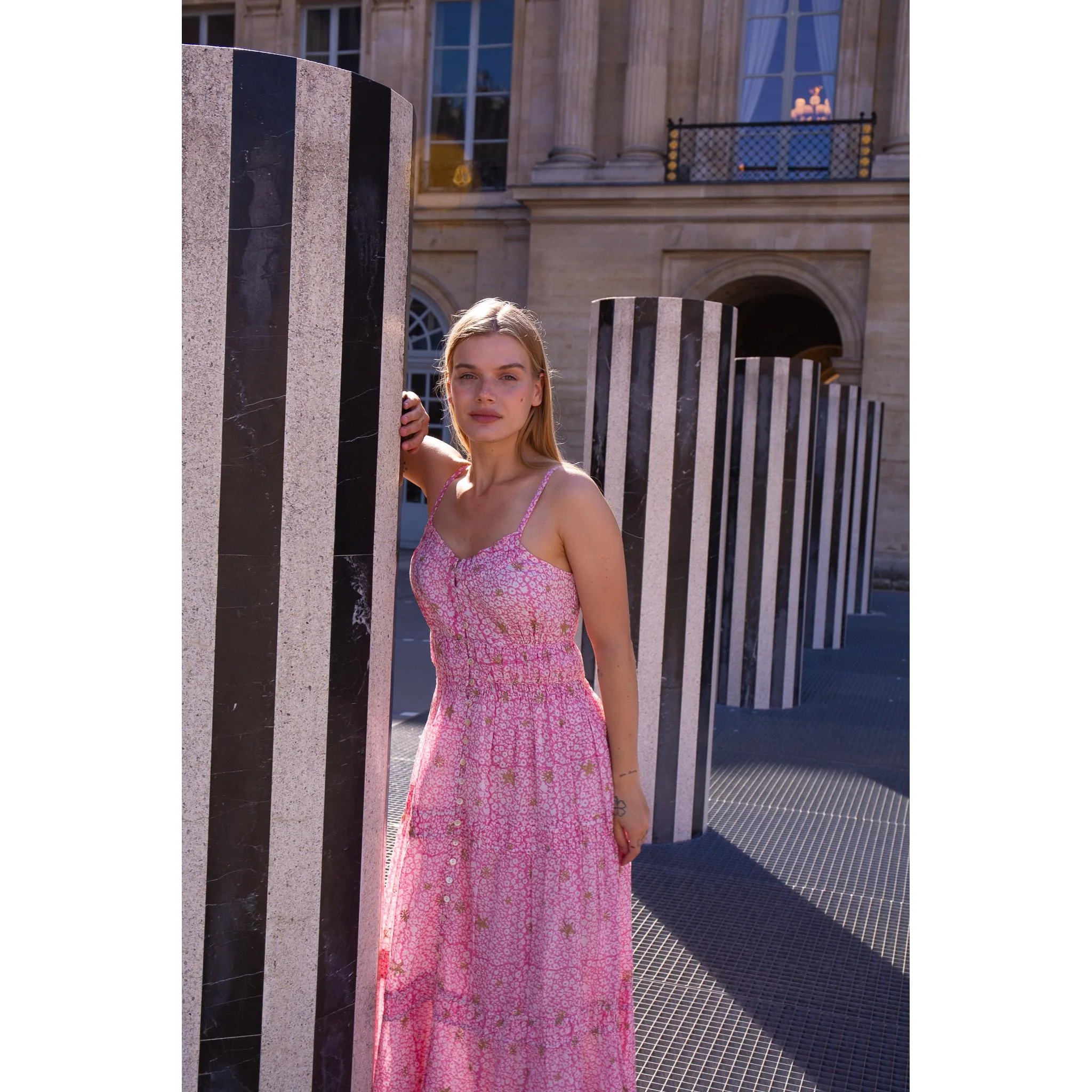 Liza Cotton Midi Dress - Image 5