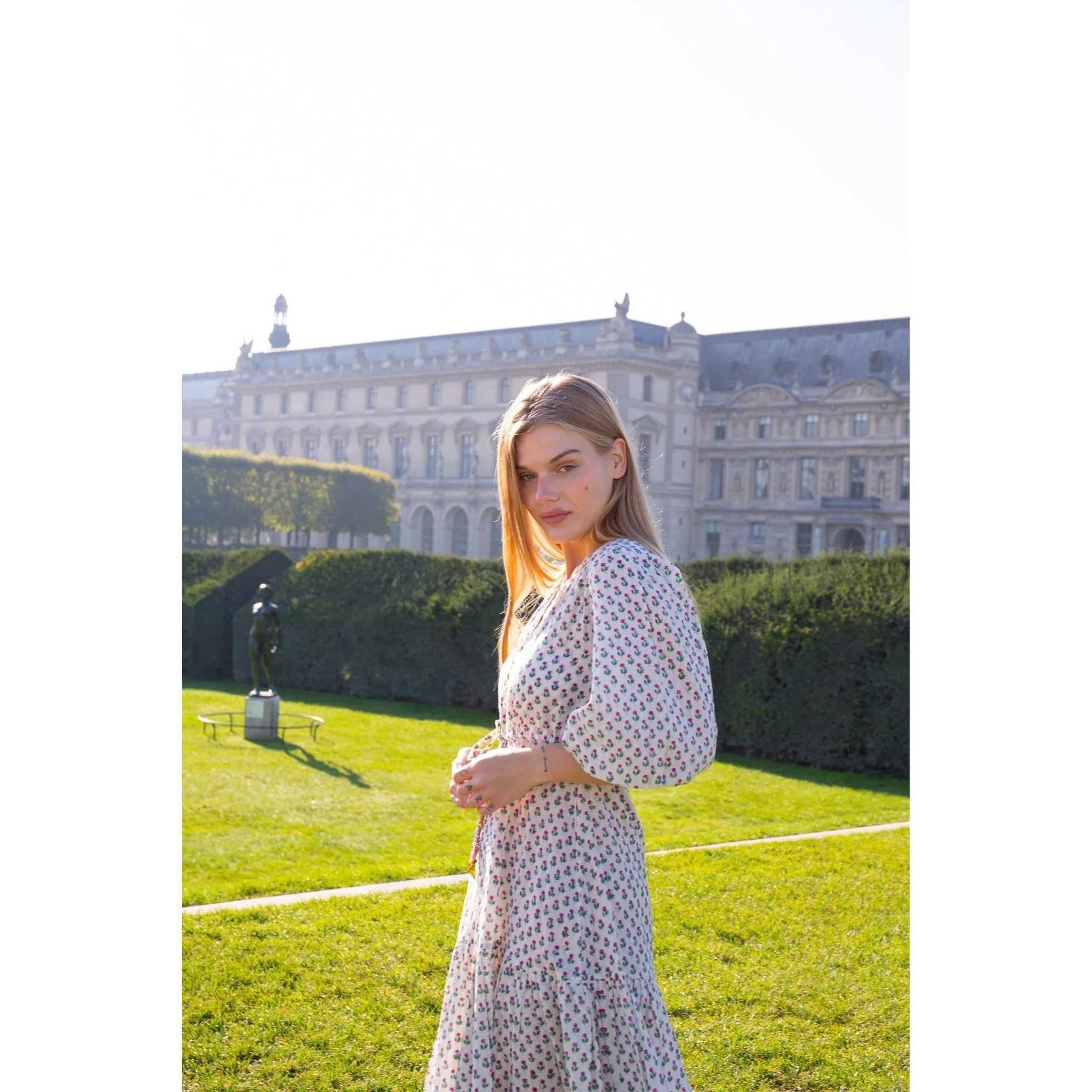 Luna Cotton Midi Dress