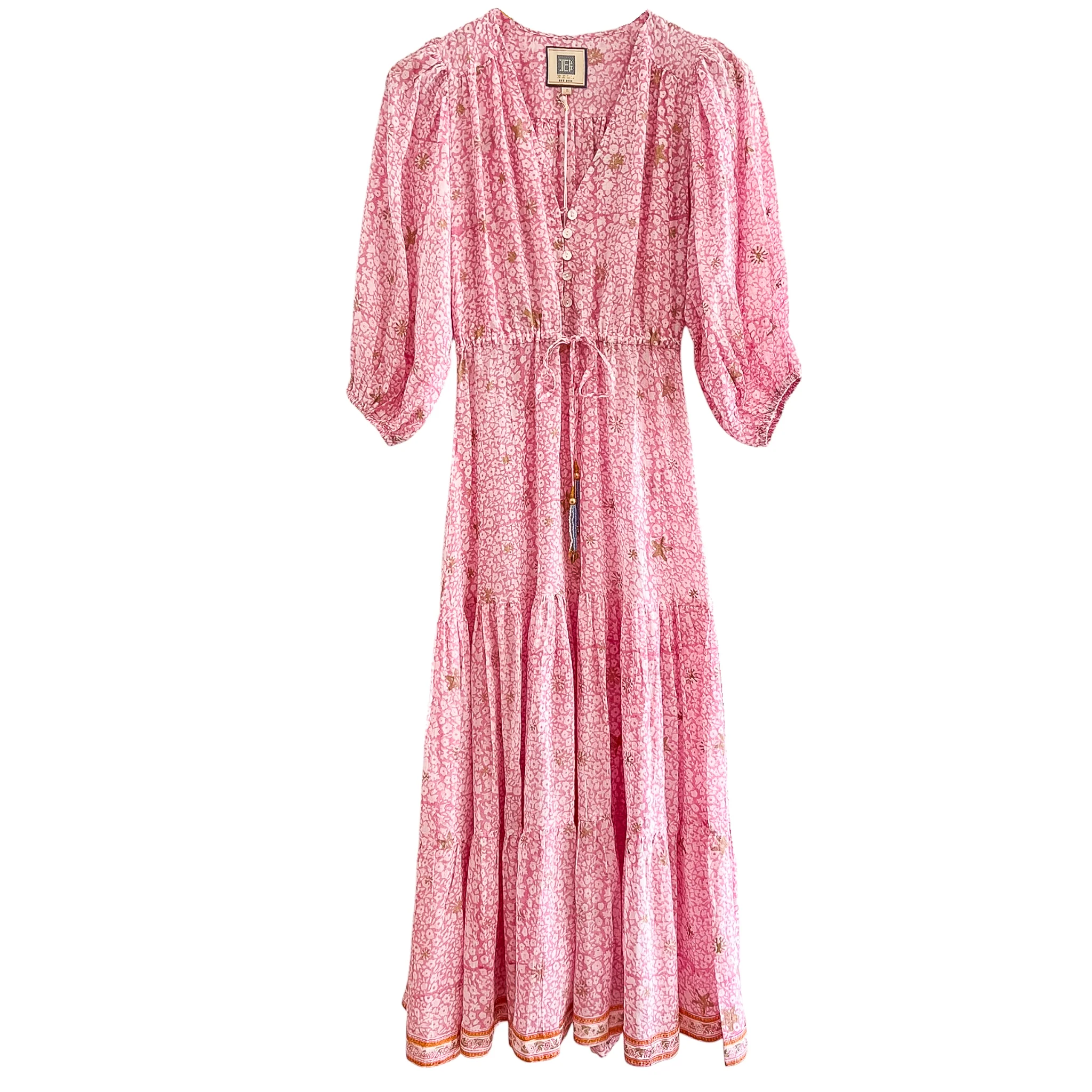 Luna Cotton Midi Dress - Image 2
