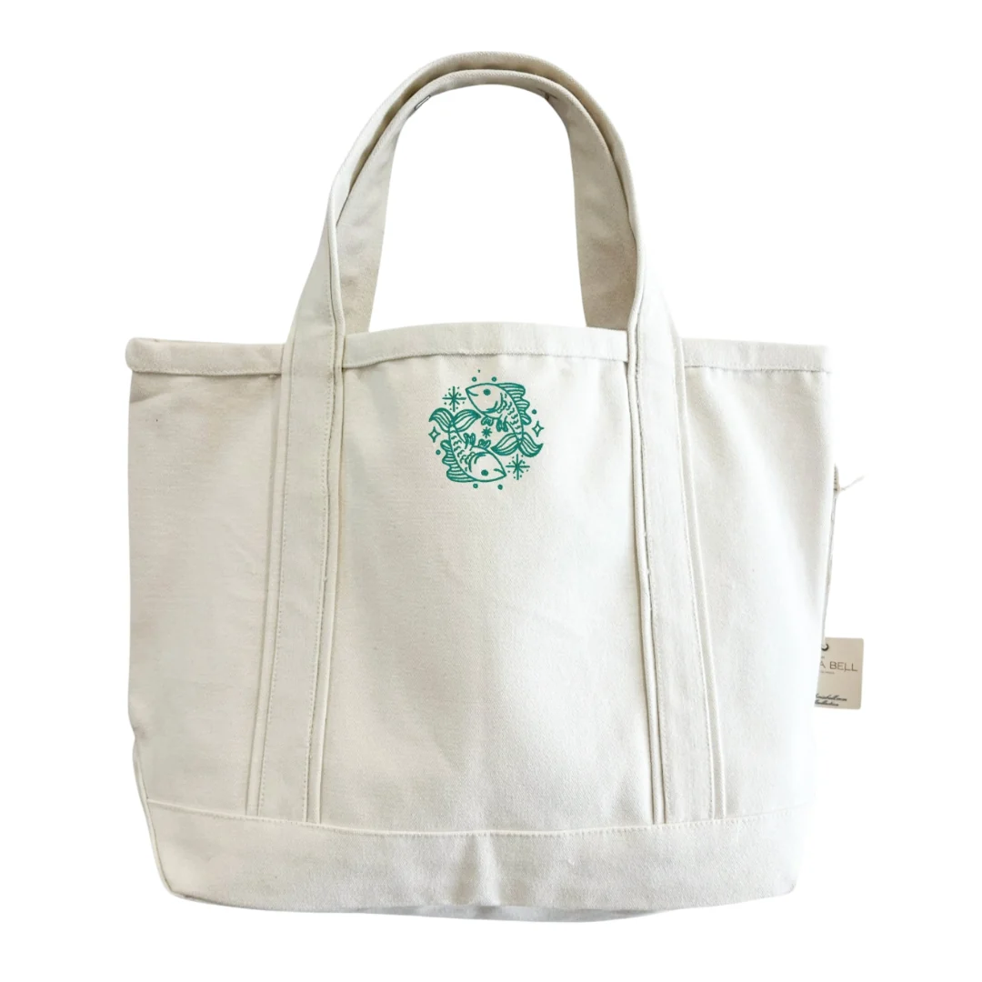 Medium Canvas Tote Bag - Ivory - Image 12