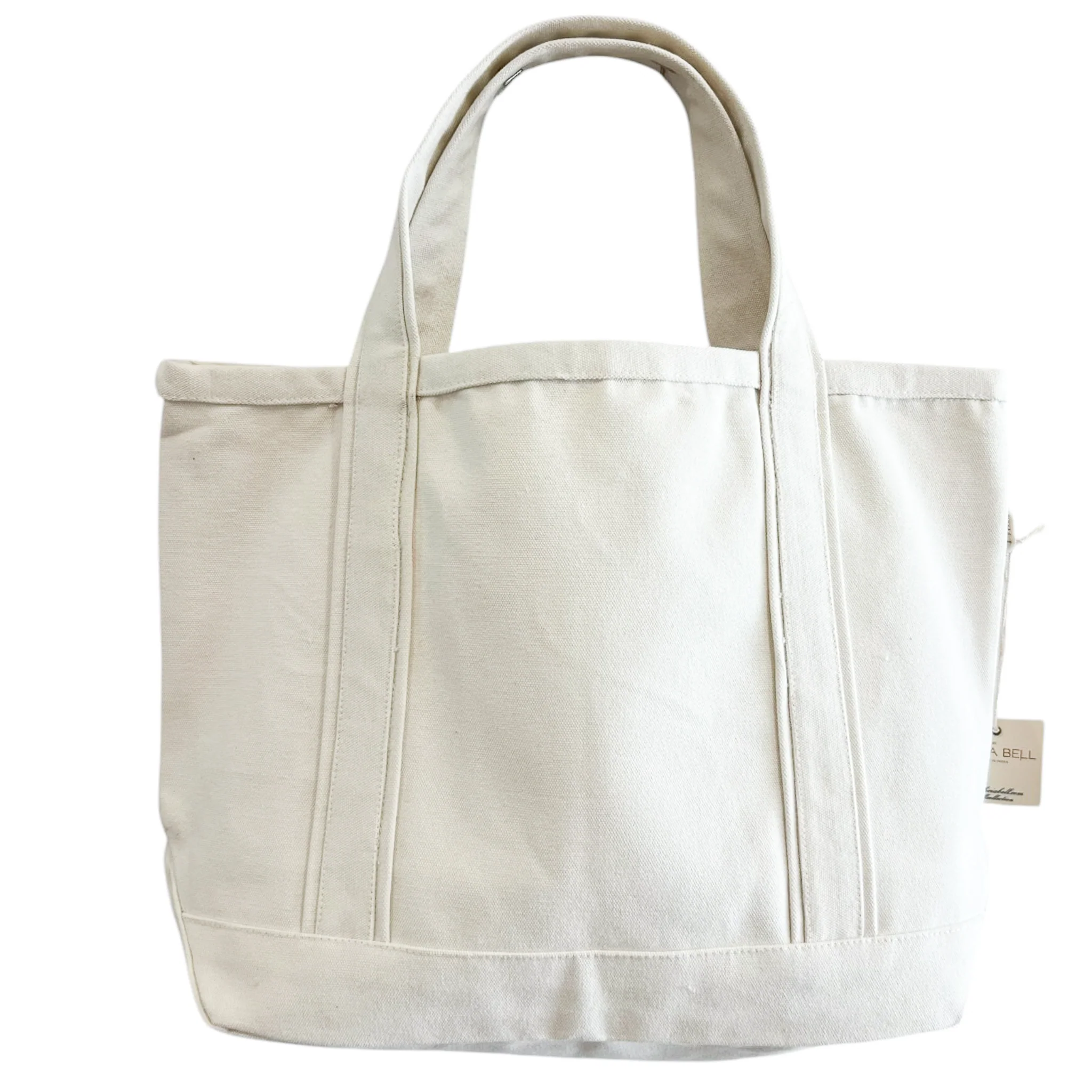 Medium Canvas Tote Bag - Ivory - Image 3