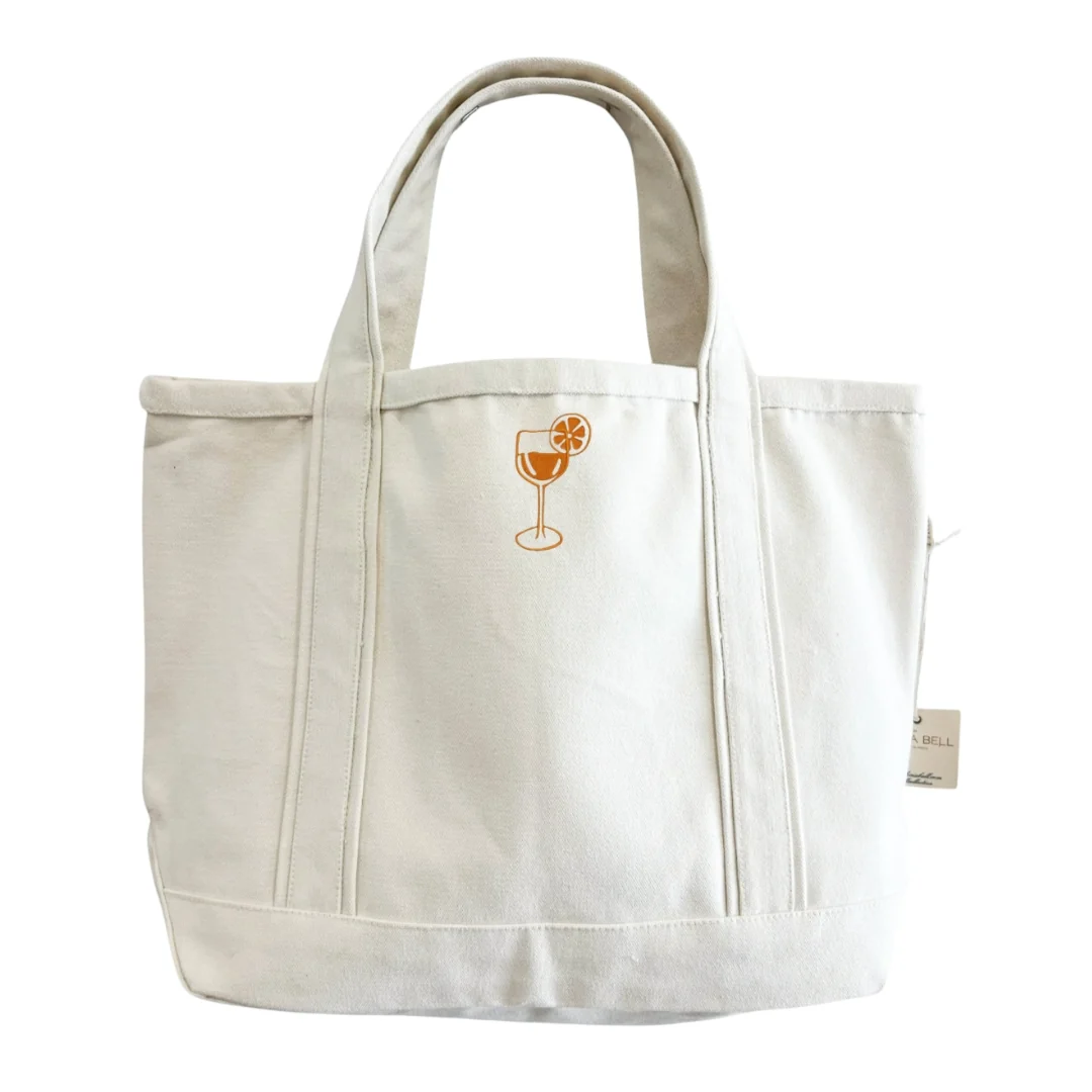 Medium Canvas Tote Bag - Ivory - Image 5